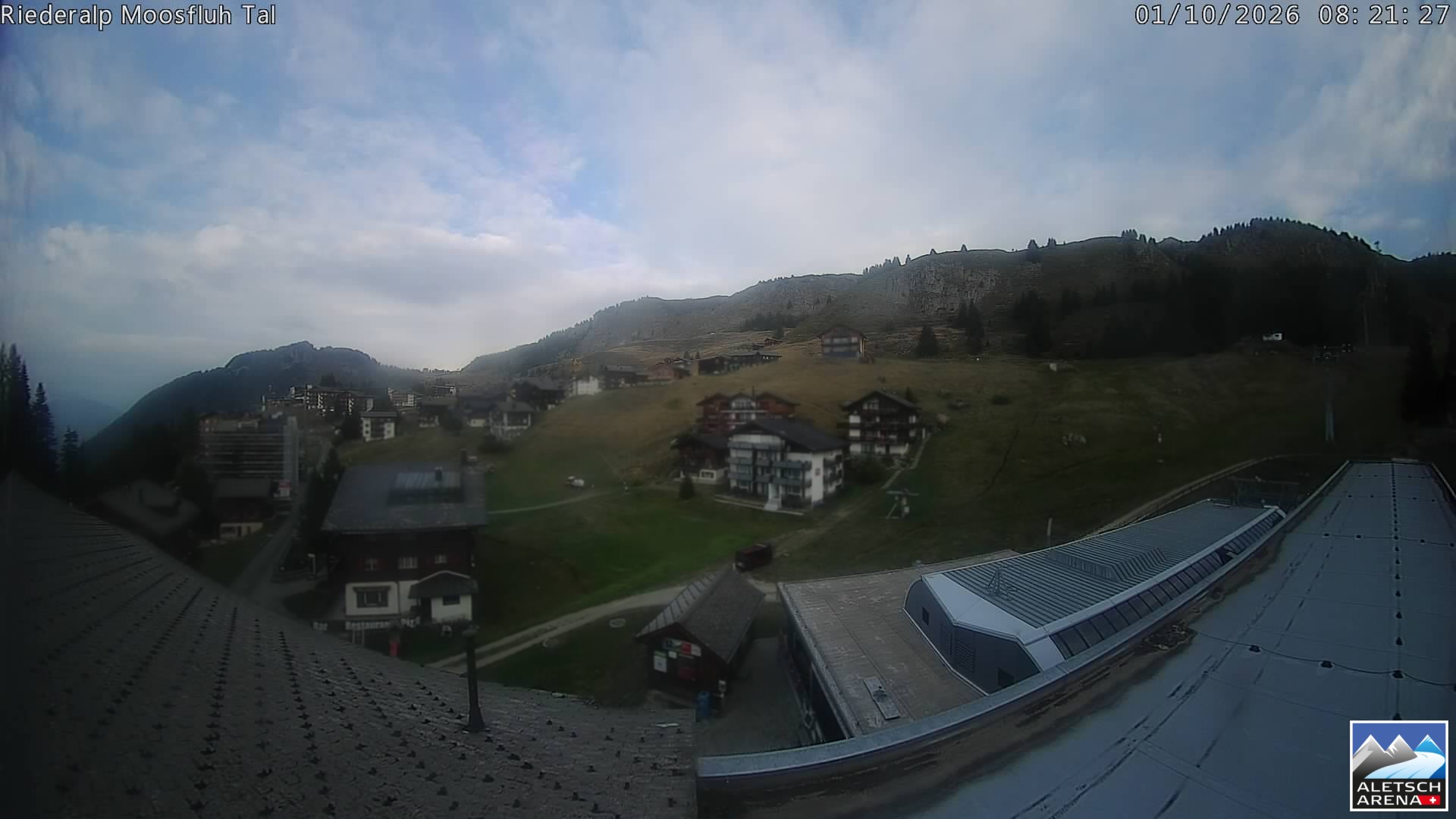 Archived image Webcam Riederalp - Village