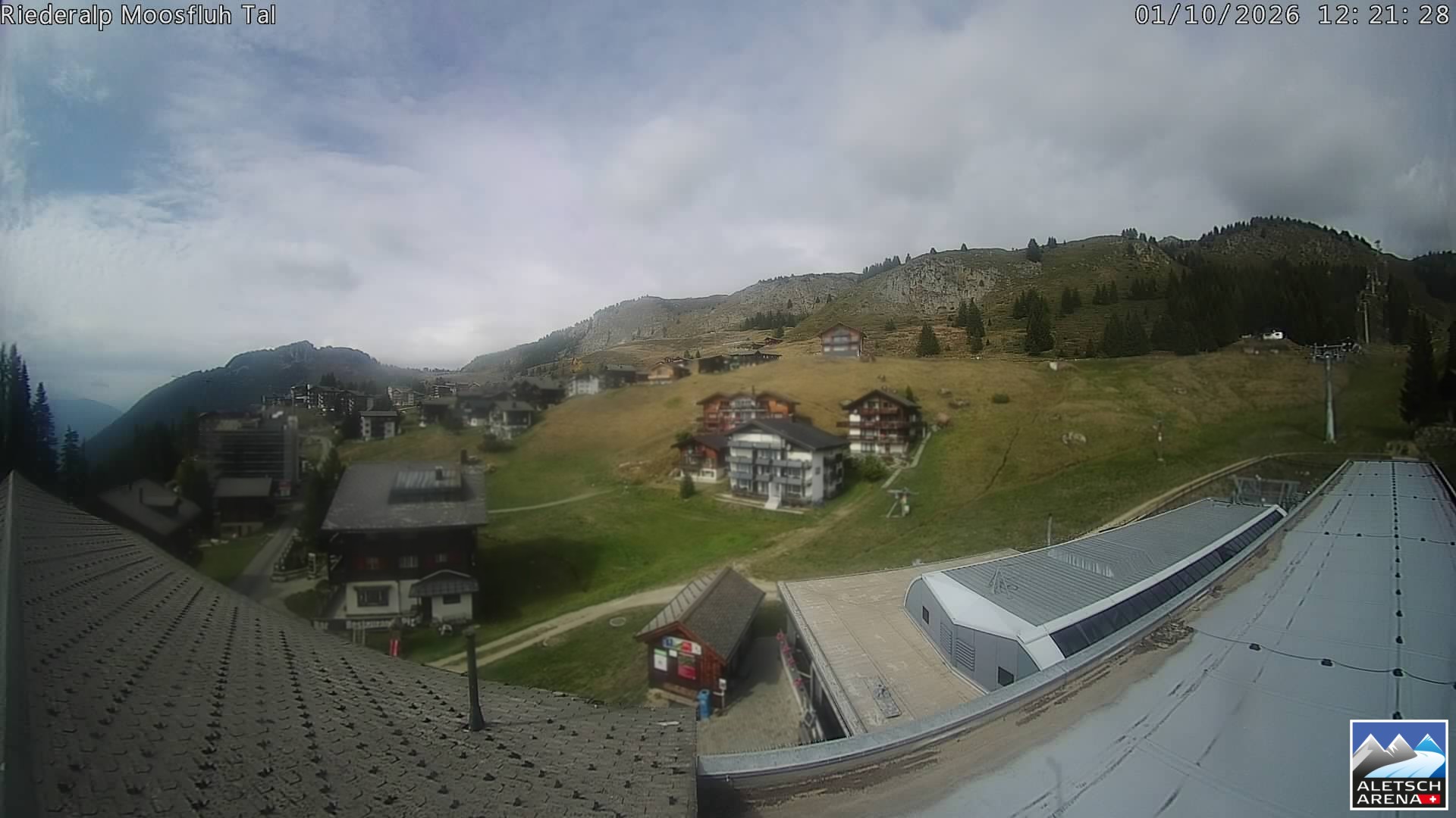 Archived image Webcam Riederalp - Village