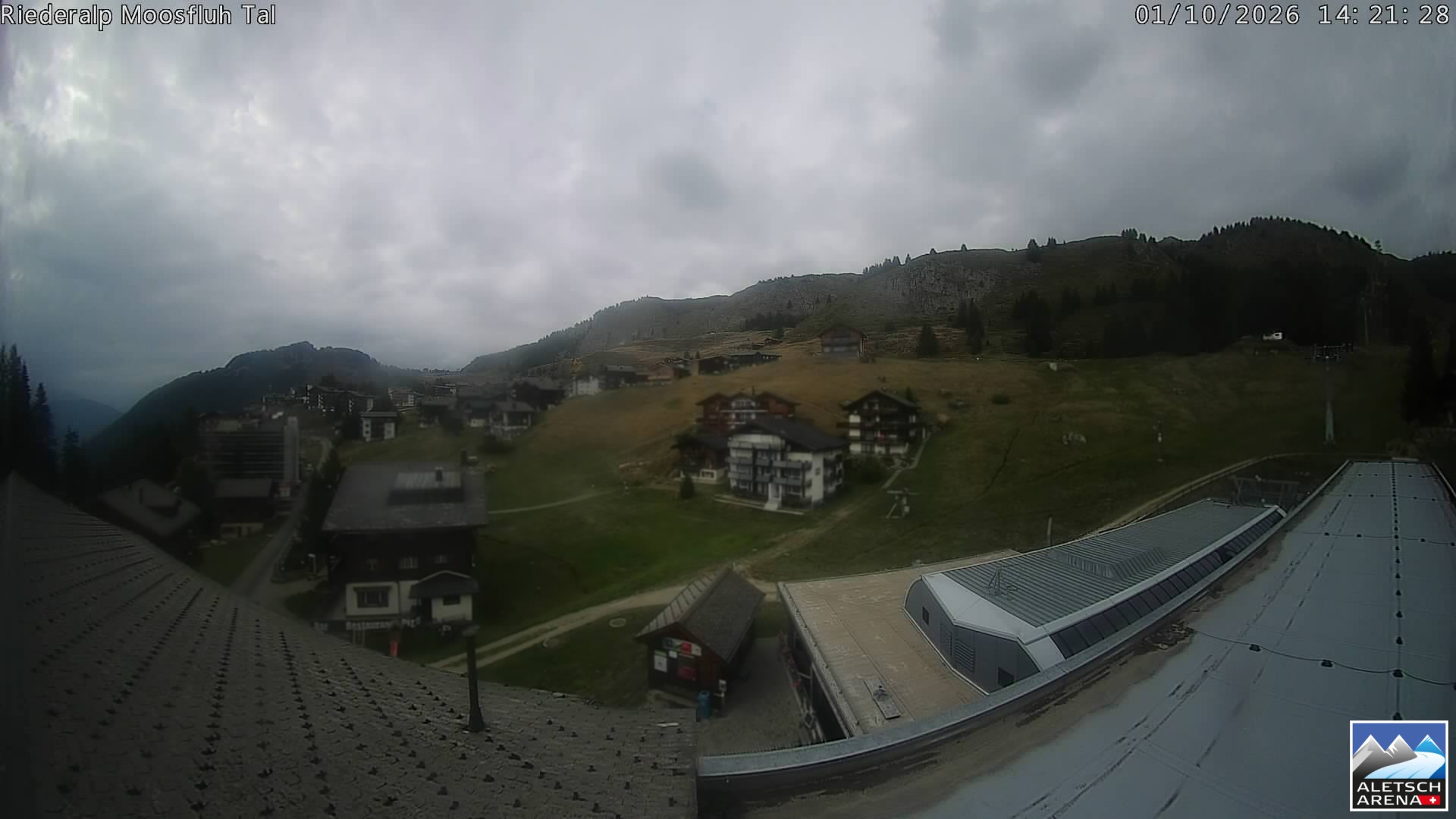 Archived image Webcam Riederalp - Village