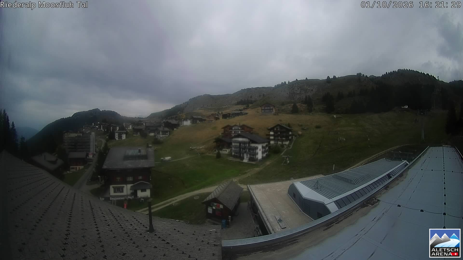 Archived image Webcam Riederalp - Village