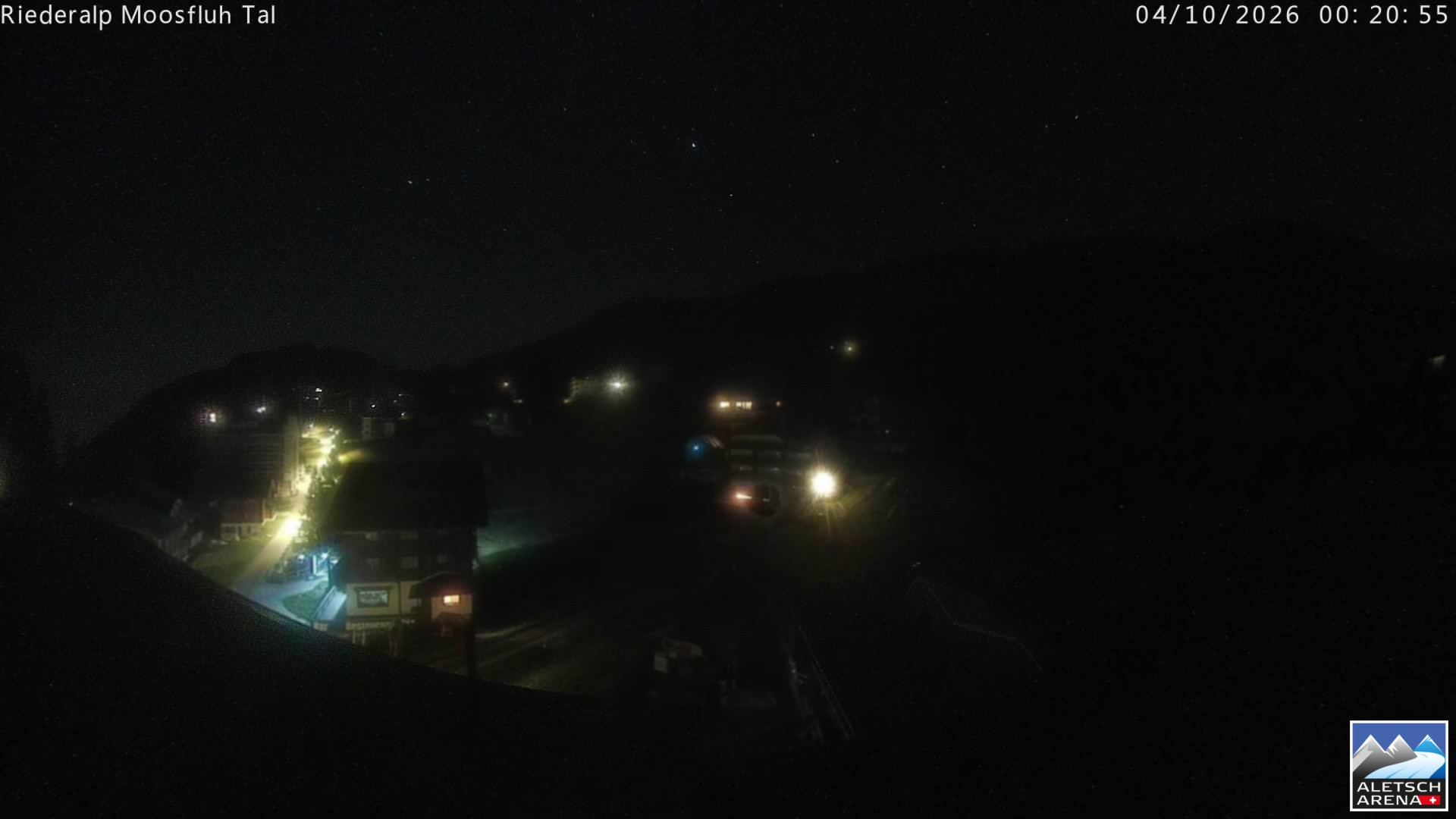 Archiv Foto Webcam Riederalp: Dorfmitte