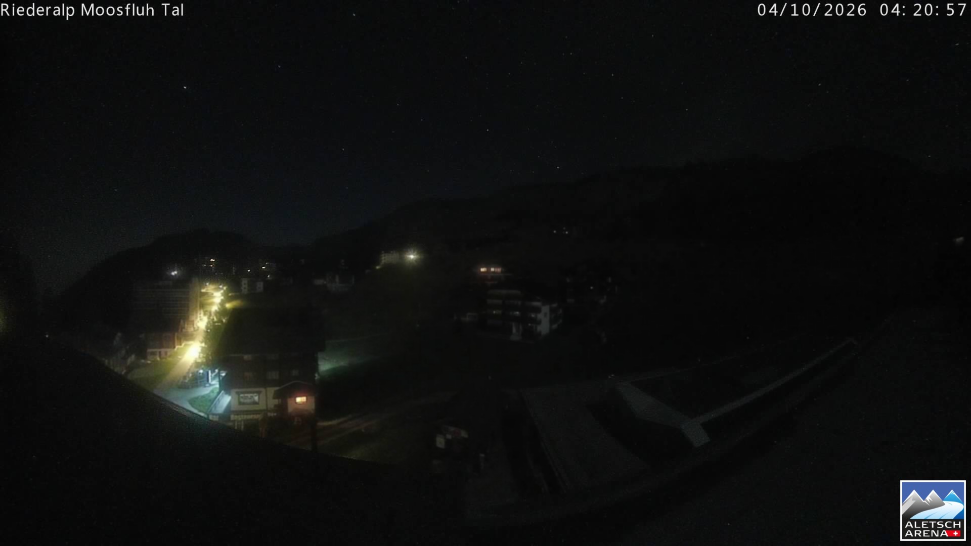 Archiv Foto Webcam Riederalp: Dorfmitte
