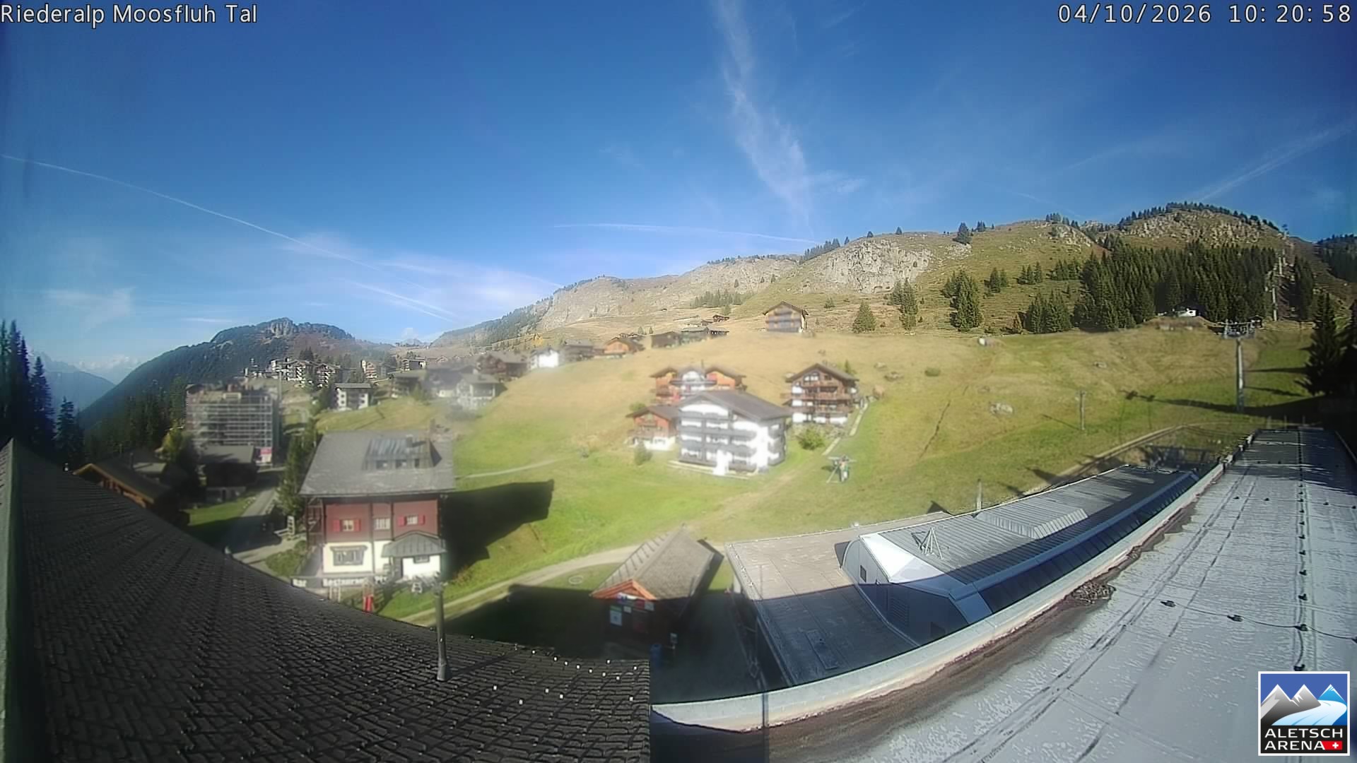 Archiv Foto Webcam Riederalp: Dorfmitte