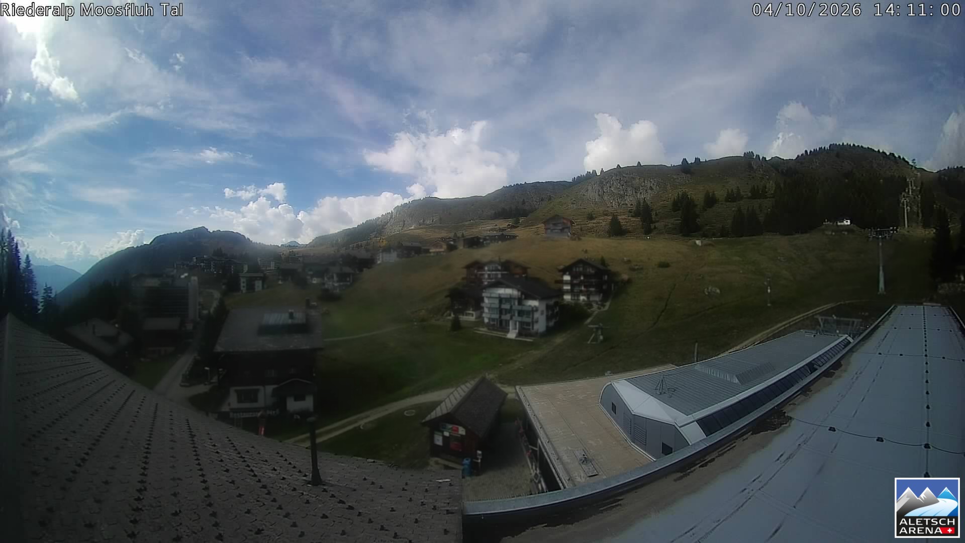 Archiv Foto Webcam Riederalp: Dorfmitte