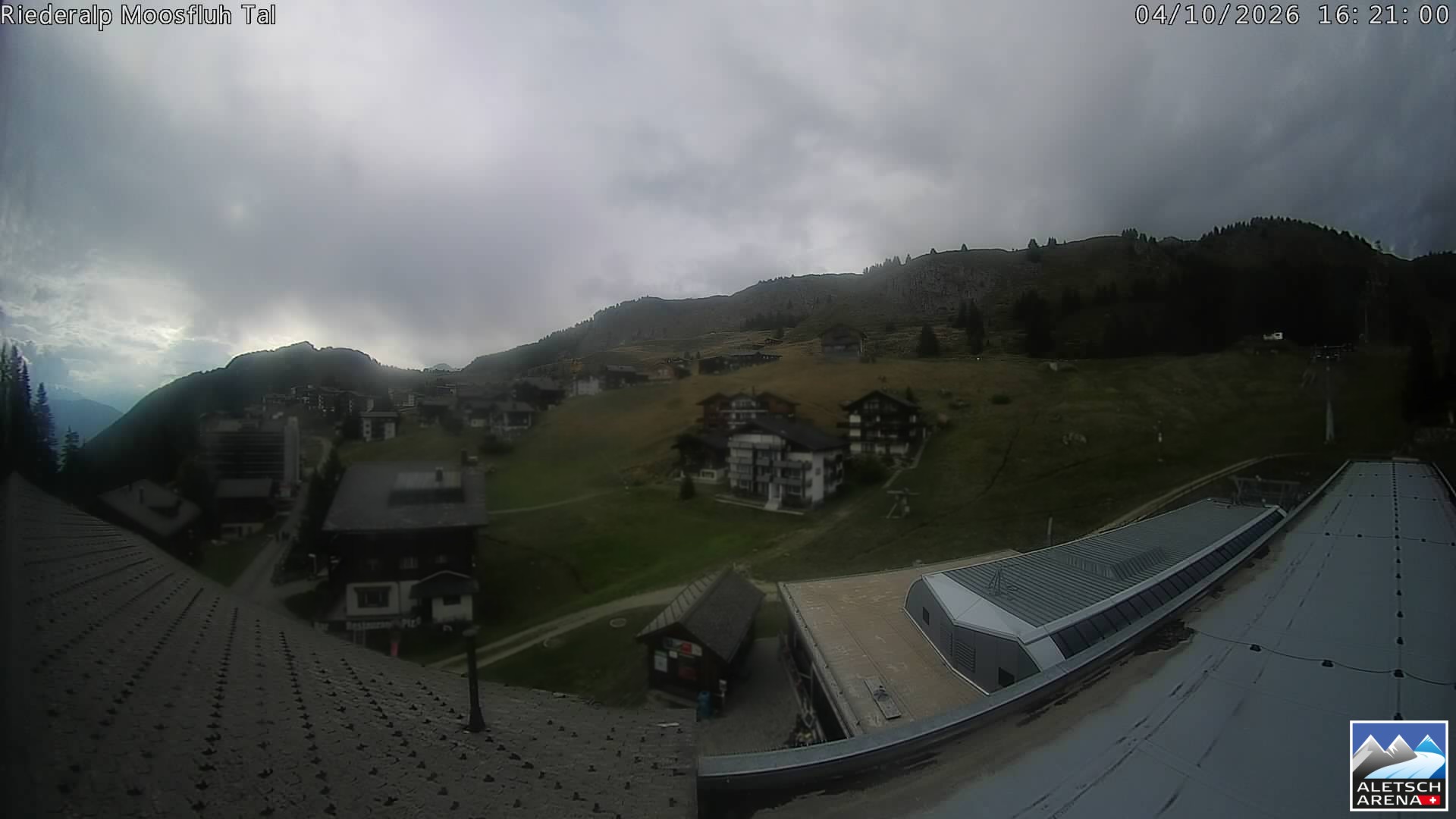 Archiv Foto Webcam Riederalp: Dorfmitte