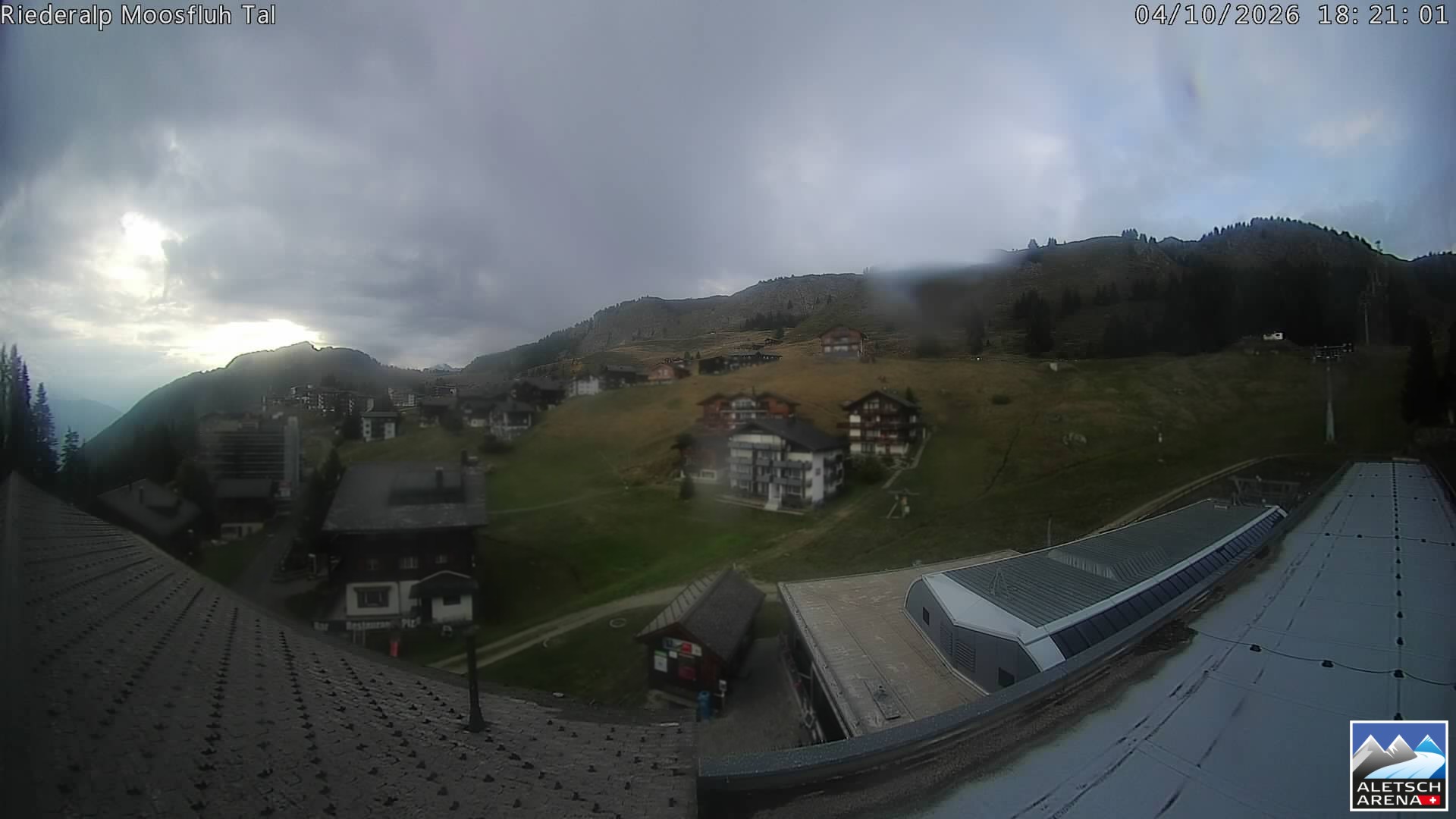 Archiv Foto Webcam Riederalp: Dorfmitte