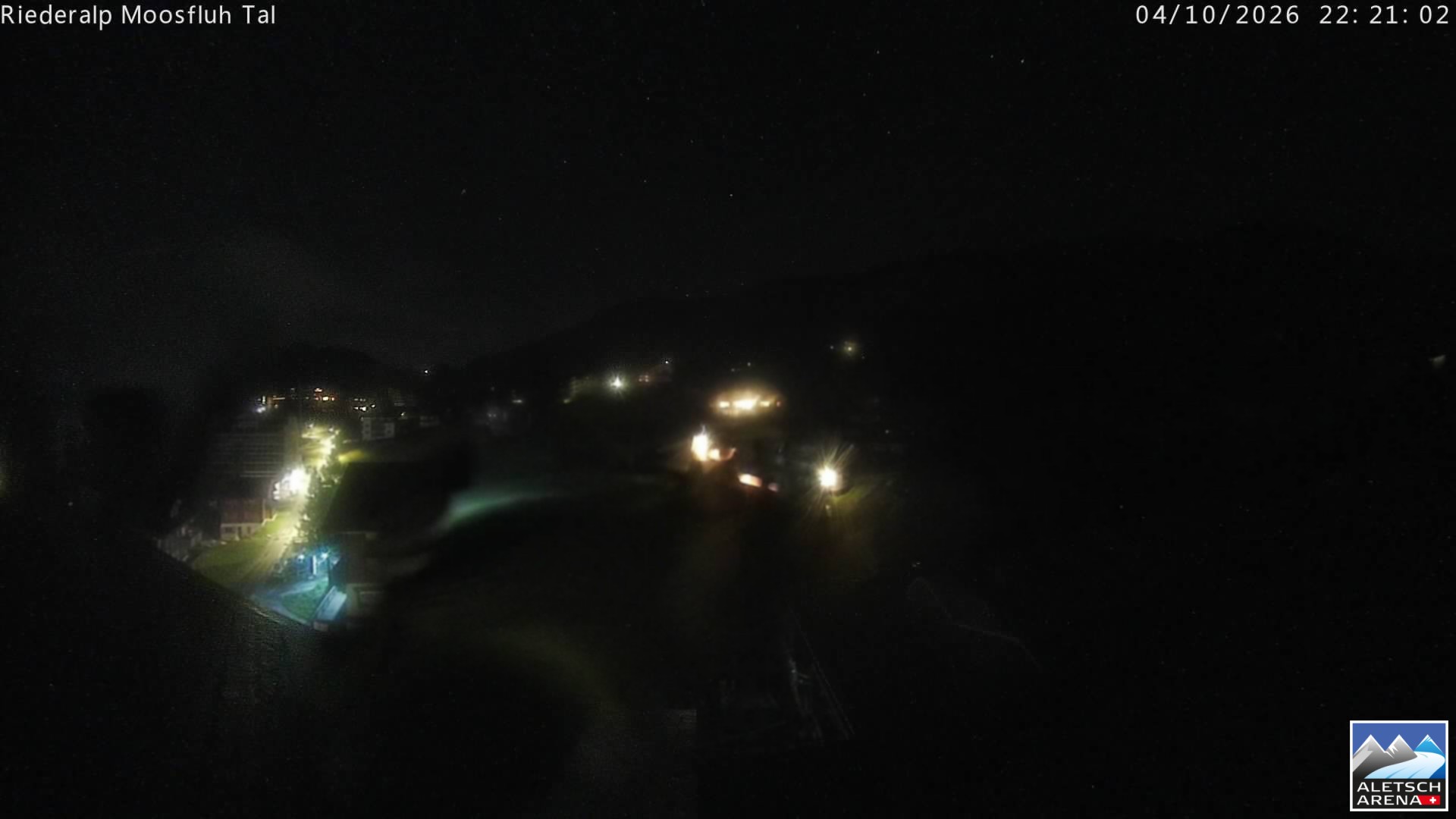 Archiv Foto Webcam Riederalp: Dorfmitte