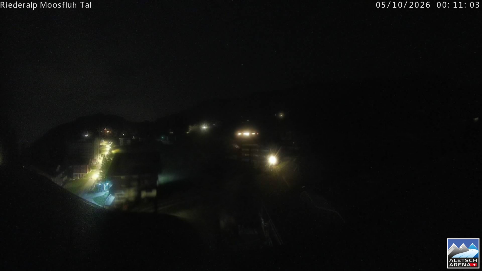 Archiv Foto Webcam Riederalp: Dorfmitte