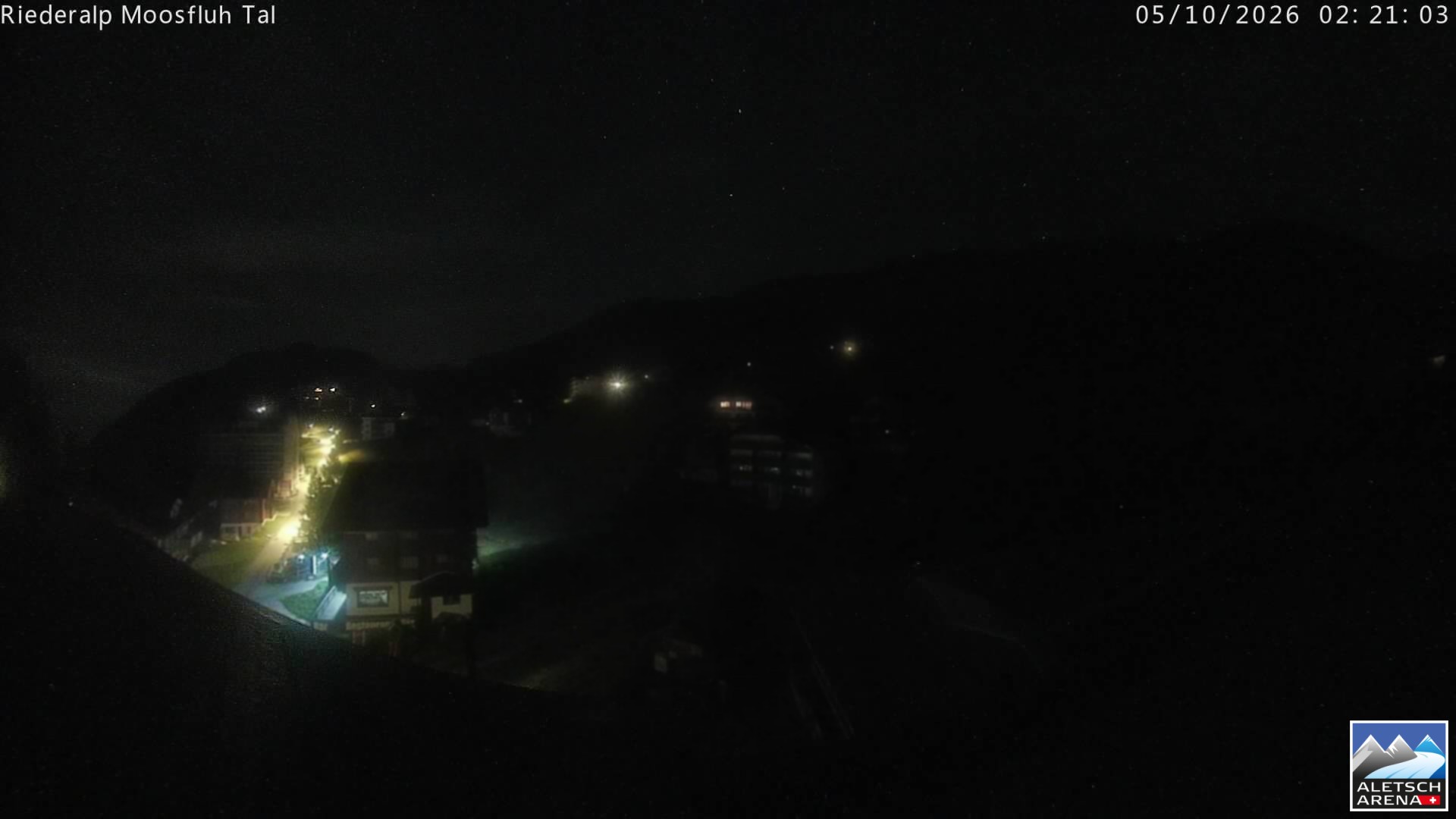 Archiv Foto Webcam Riederalp: Dorfmitte