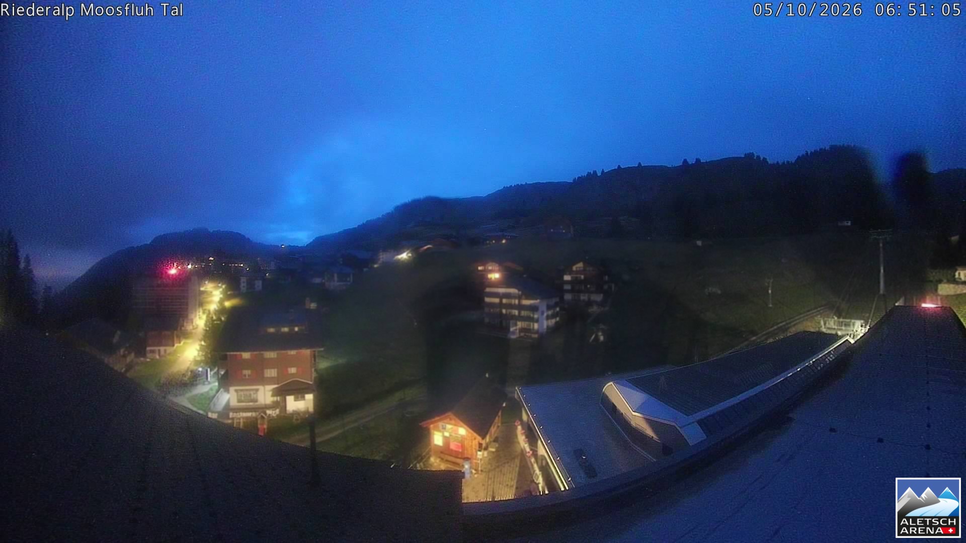 Archived image Webcam Riederalp - Village
