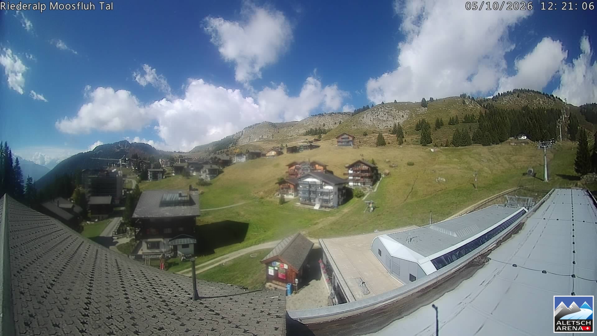 Archived image Webcam Riederalp - Village