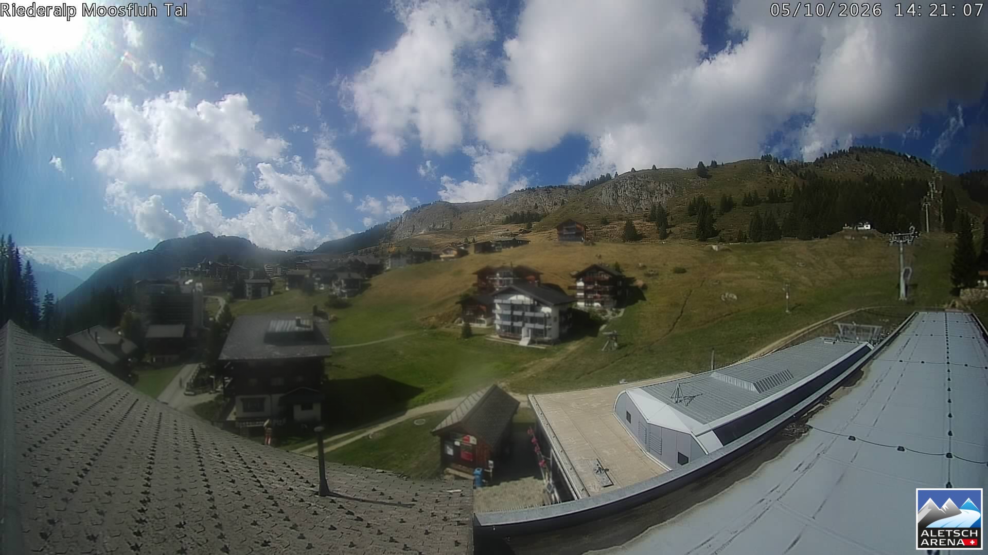 Archived image Webcam Riederalp - Village
