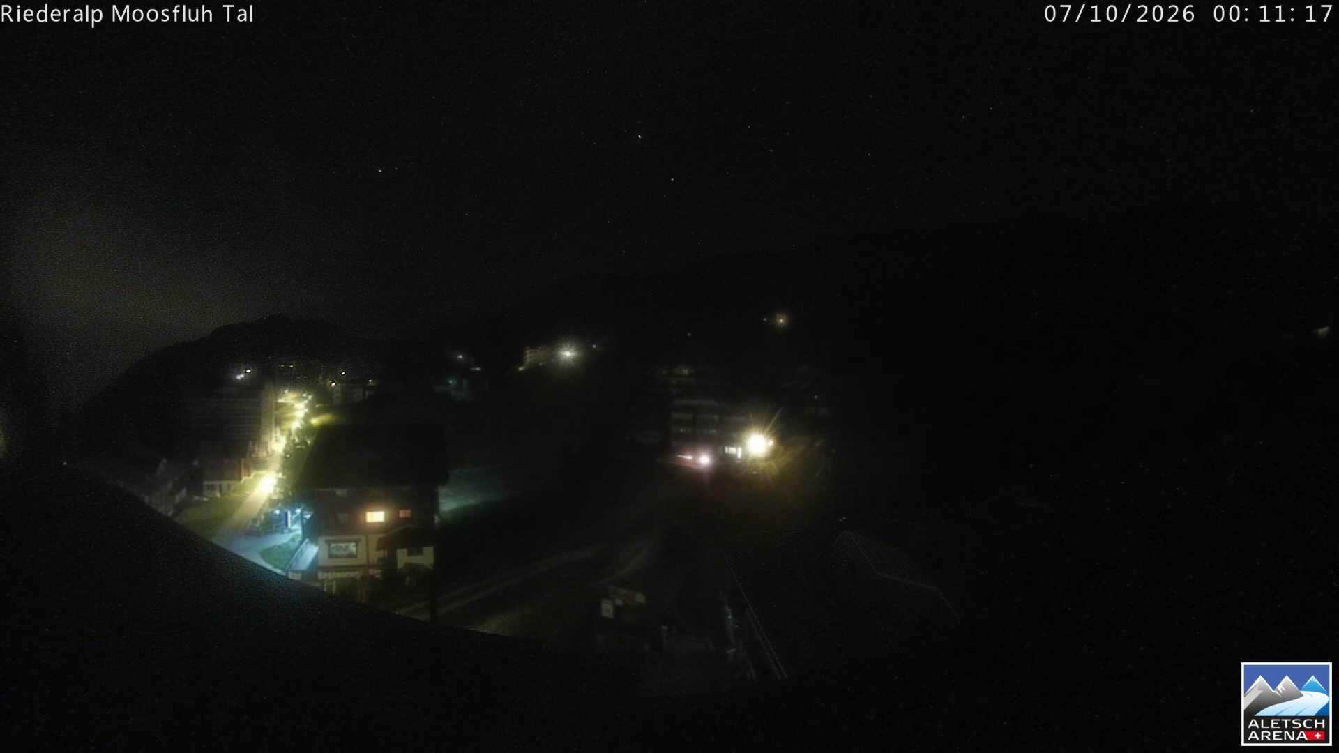 Archiv Foto Webcam Riederalp: Dorfmitte