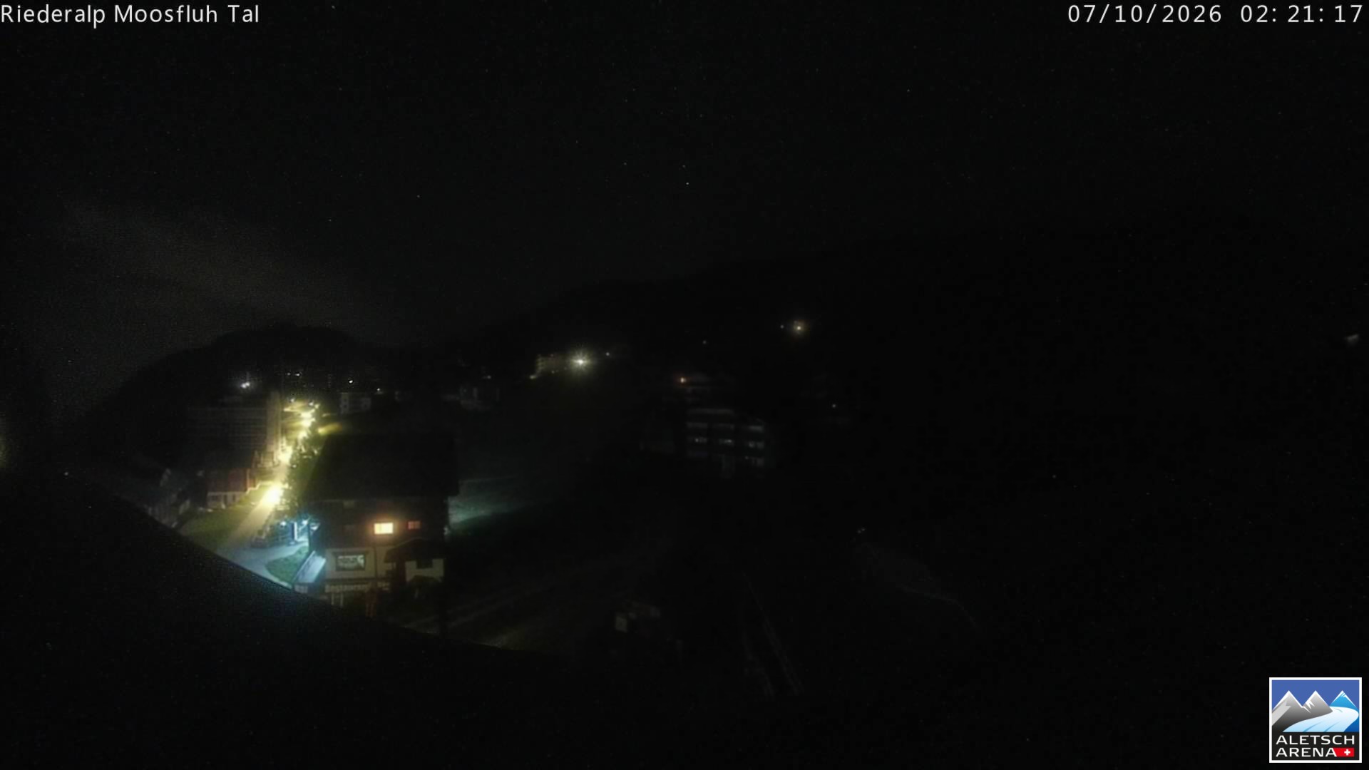 Archiv Foto Webcam Riederalp: Dorfmitte