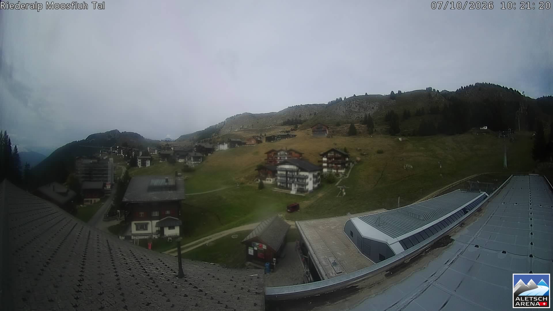 Archiv Foto Webcam Riederalp: Dorfmitte