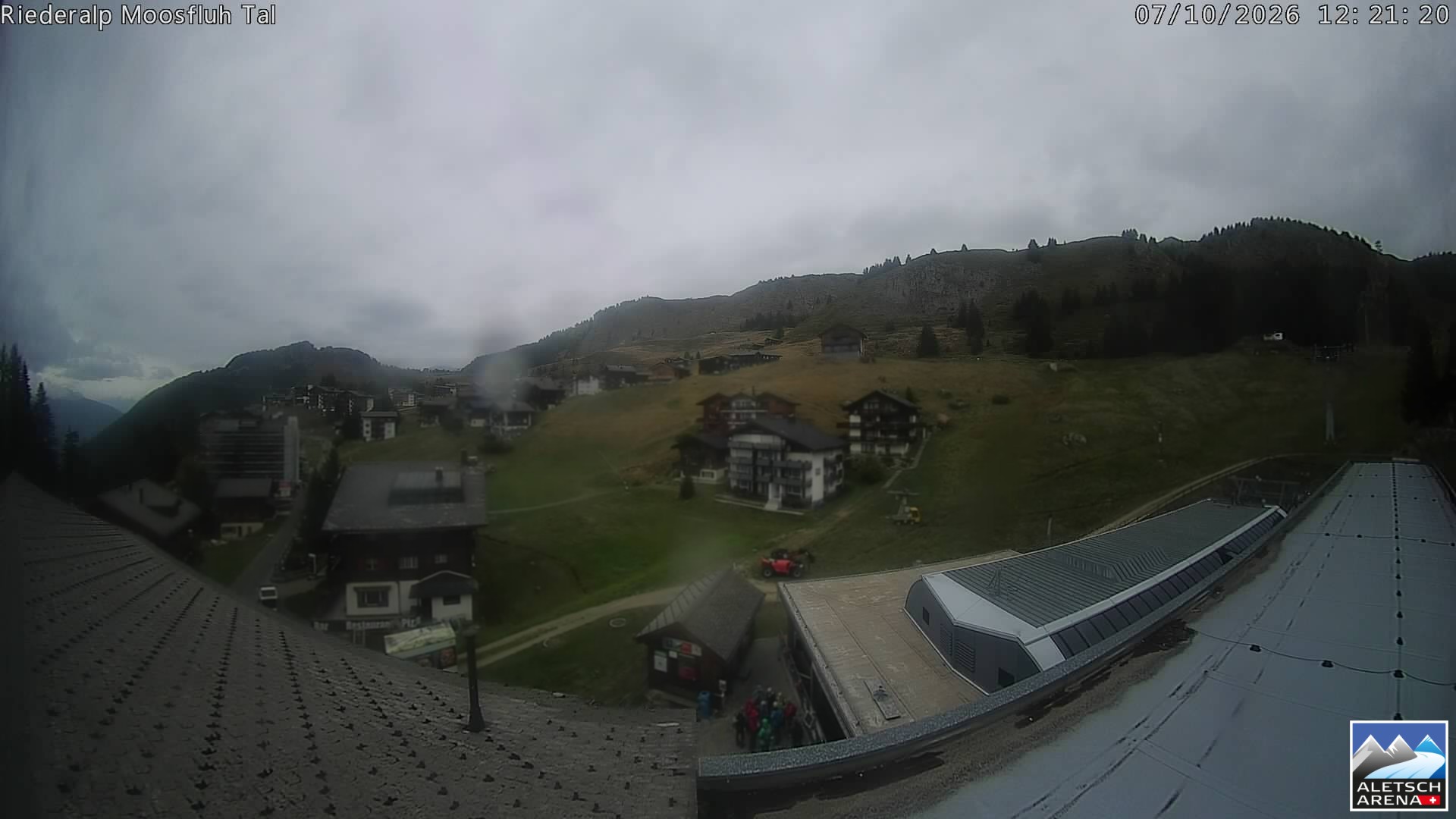 Archiv Foto Webcam Riederalp: Dorfmitte