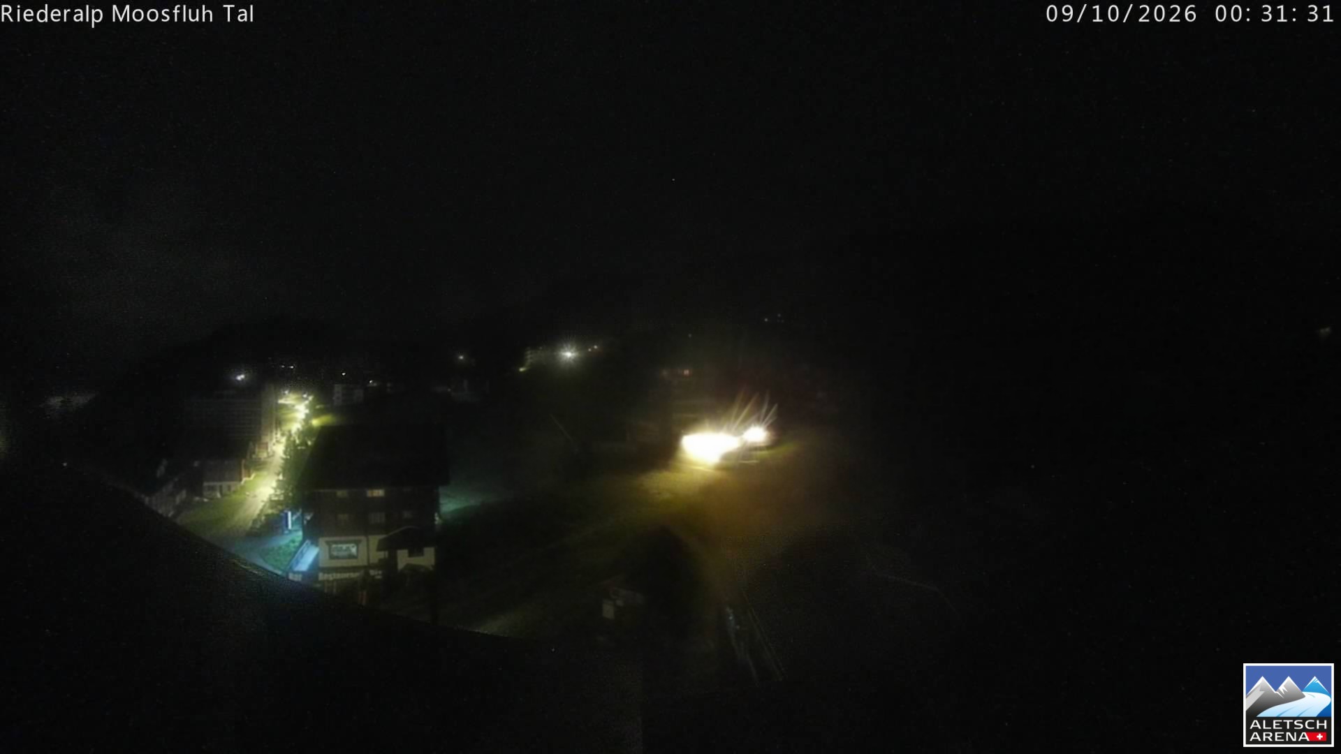 Archiv Foto Webcam Riederalp: Dorfmitte