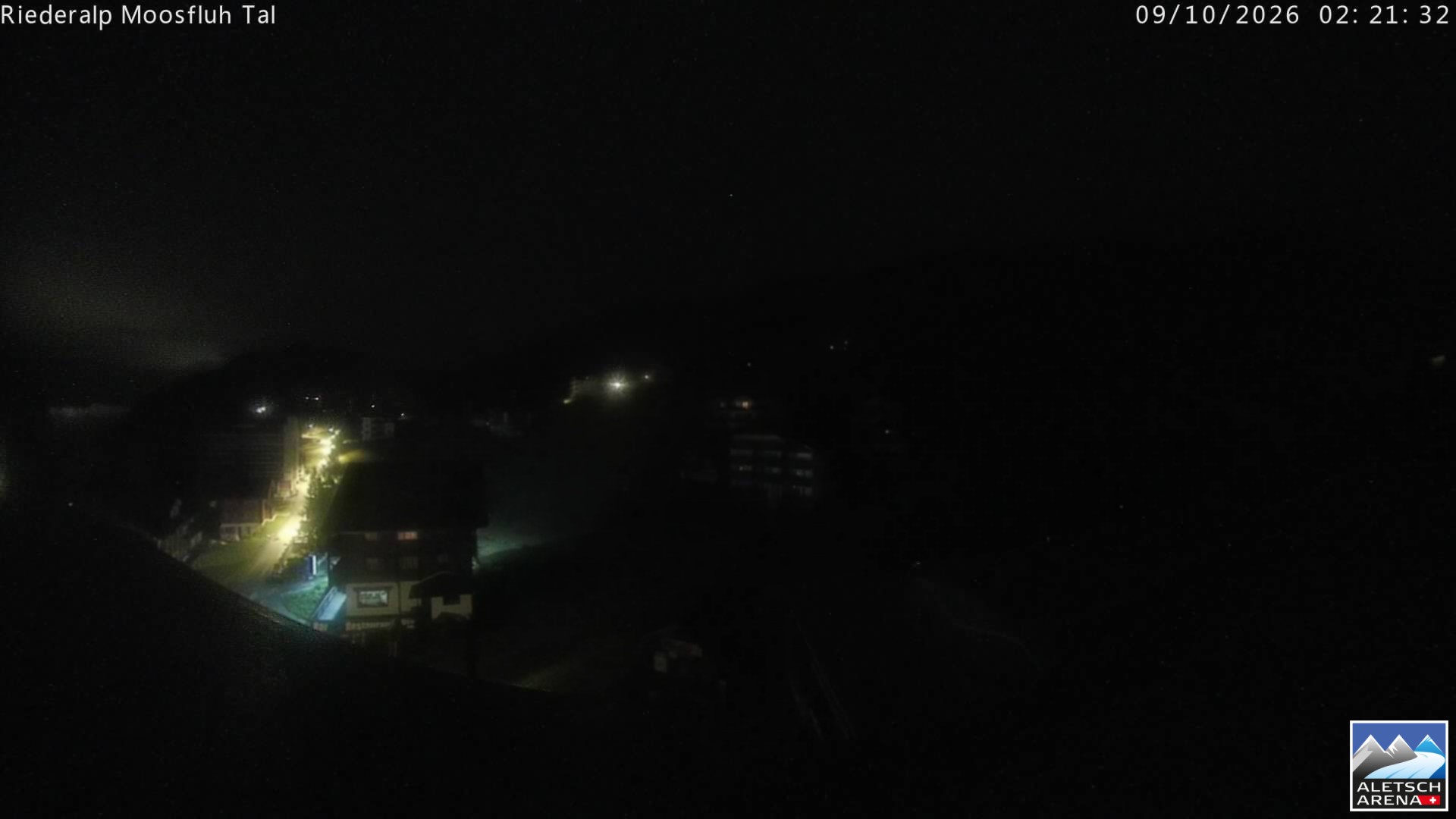 Archiv Foto Webcam Riederalp: Dorfmitte