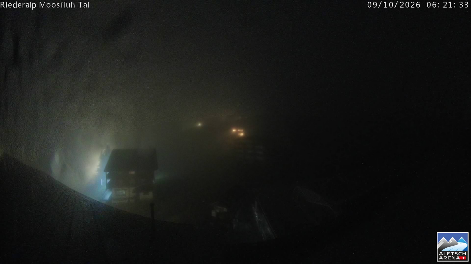 Archiv Foto Webcam Riederalp: Dorfmitte