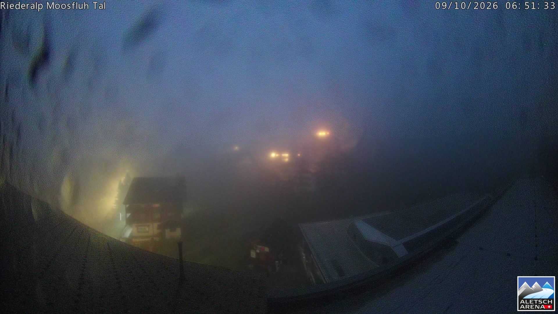 Archiv Foto Webcam Riederalp: Dorfmitte