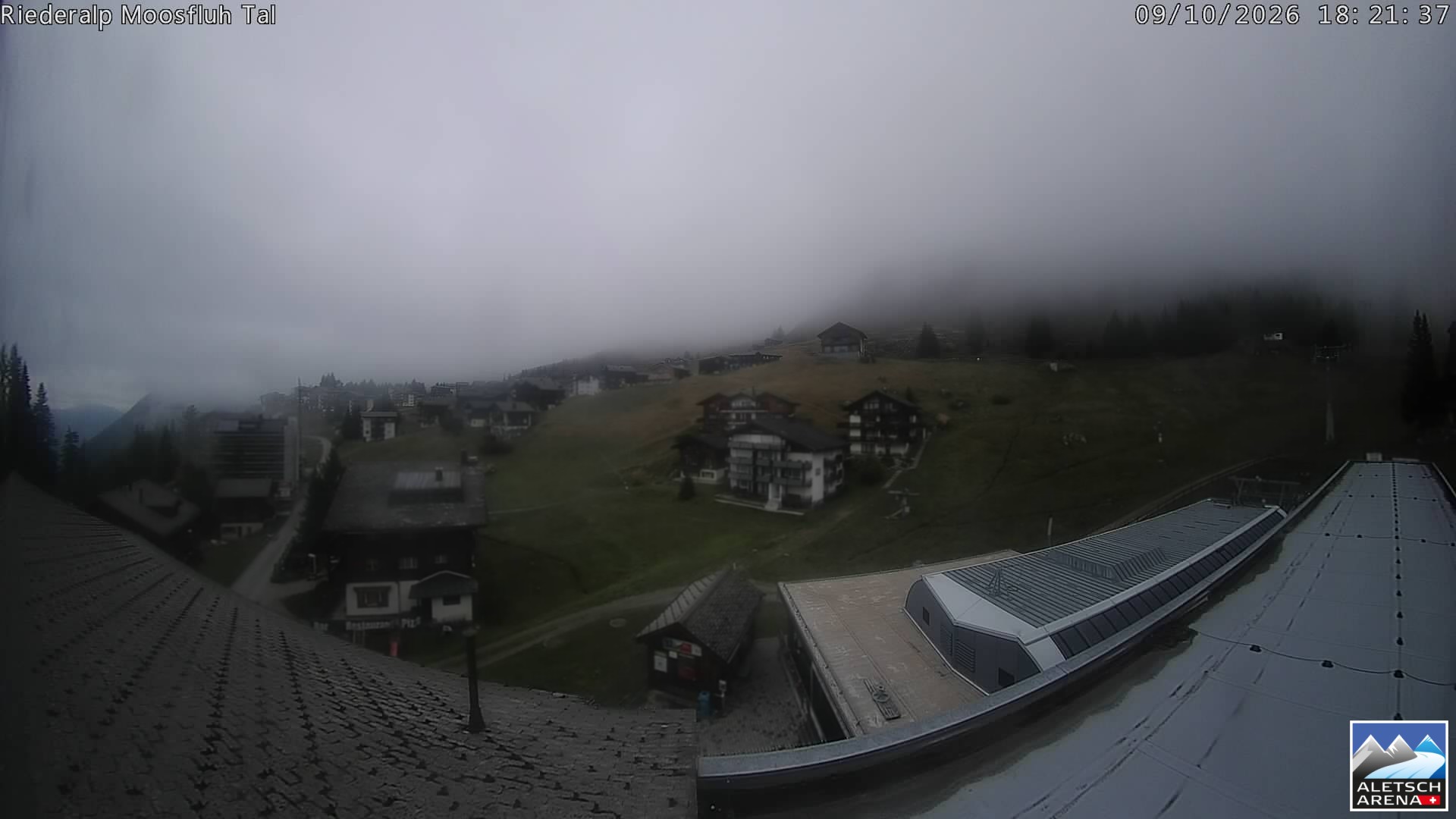Archiv Foto Webcam Riederalp: Dorfmitte