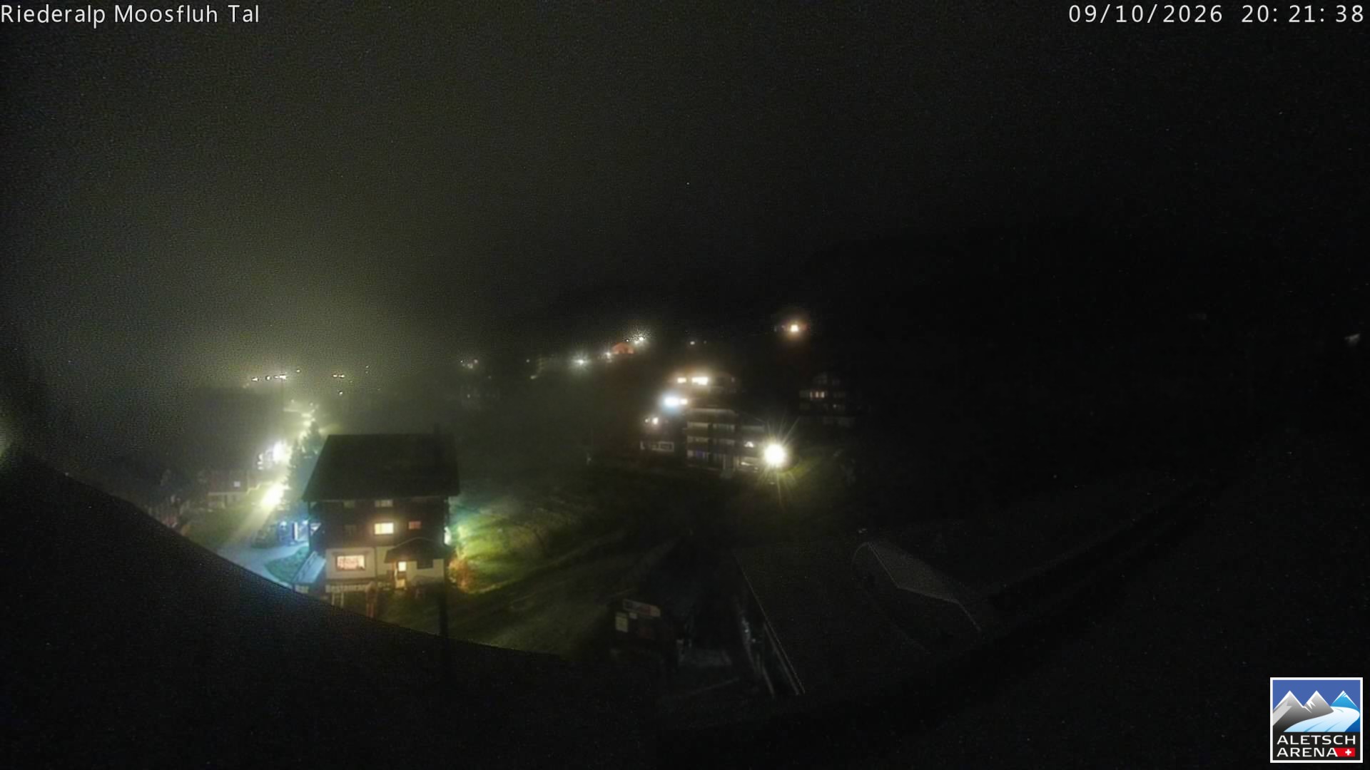 Archiv Foto Webcam Riederalp: Dorfmitte