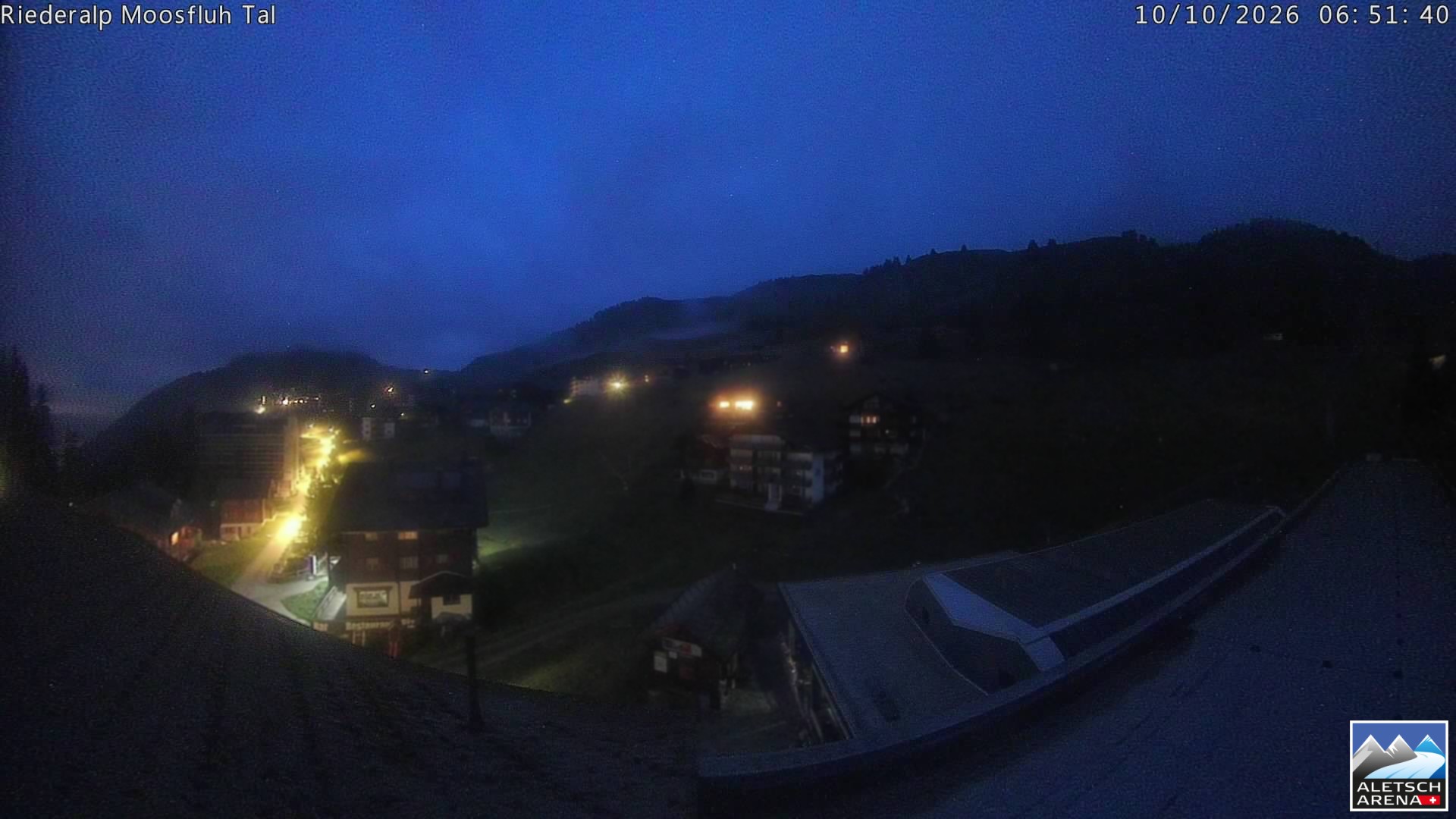 Archived image Webcam Riederalp - Village