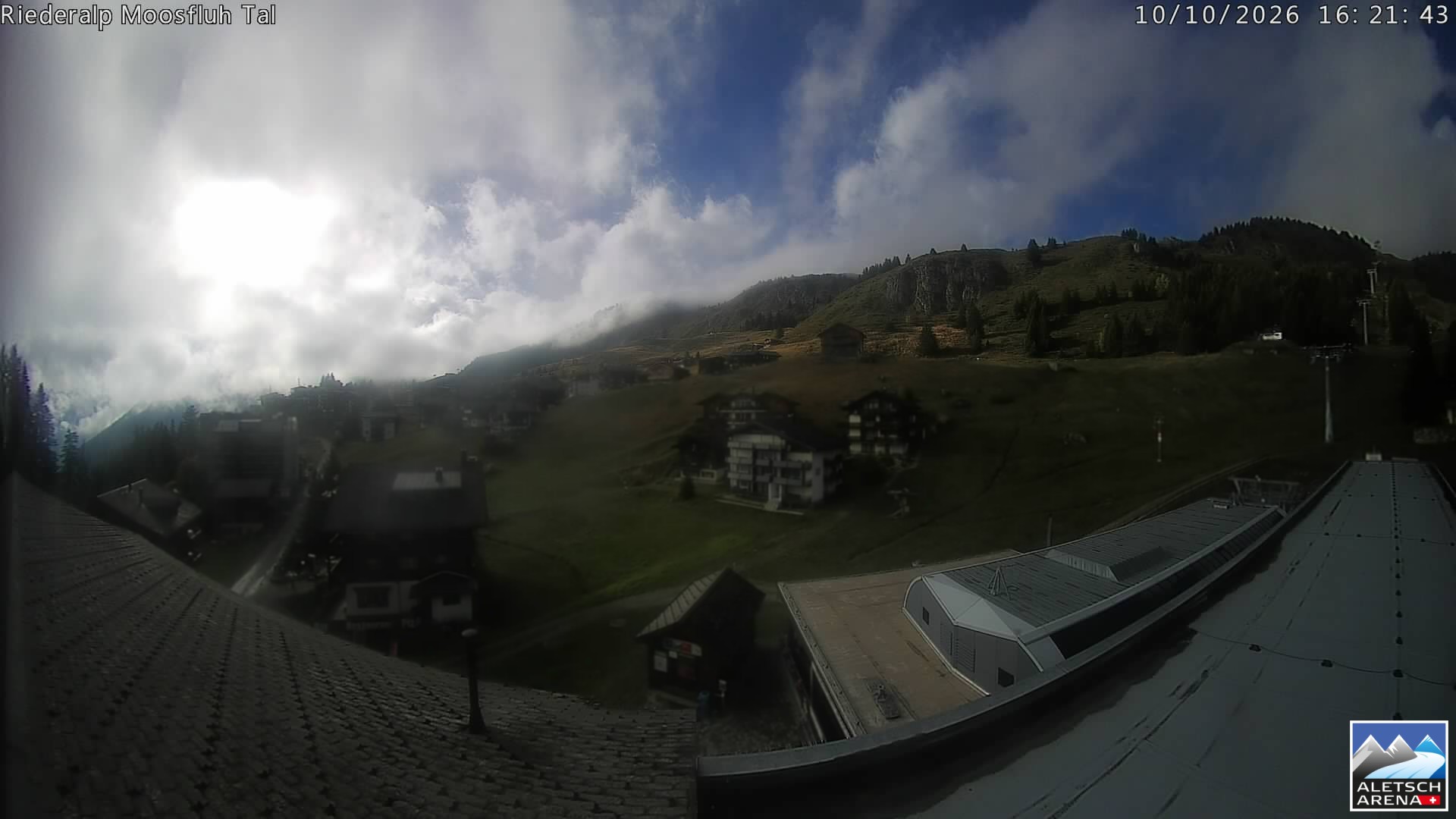Archived image Webcam Riederalp - Village