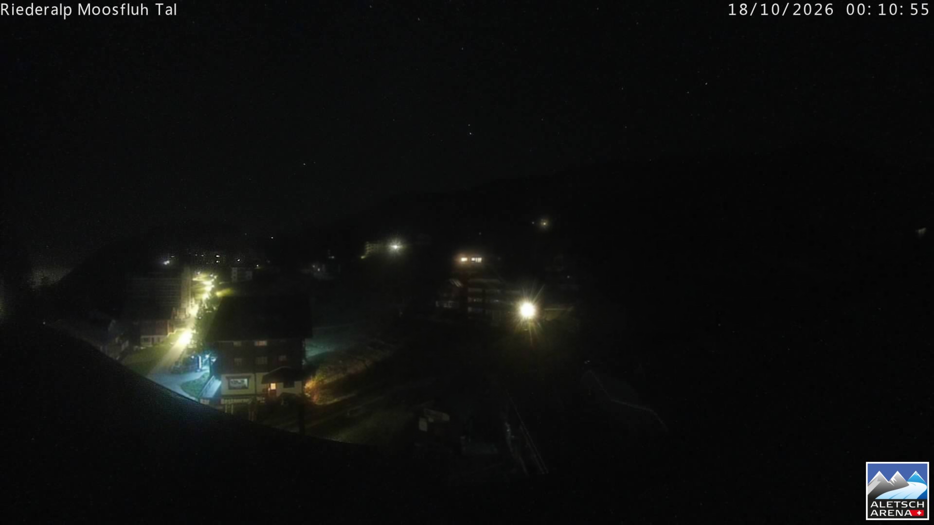 Archiv Foto Webcam Riederalp: Dorfmitte