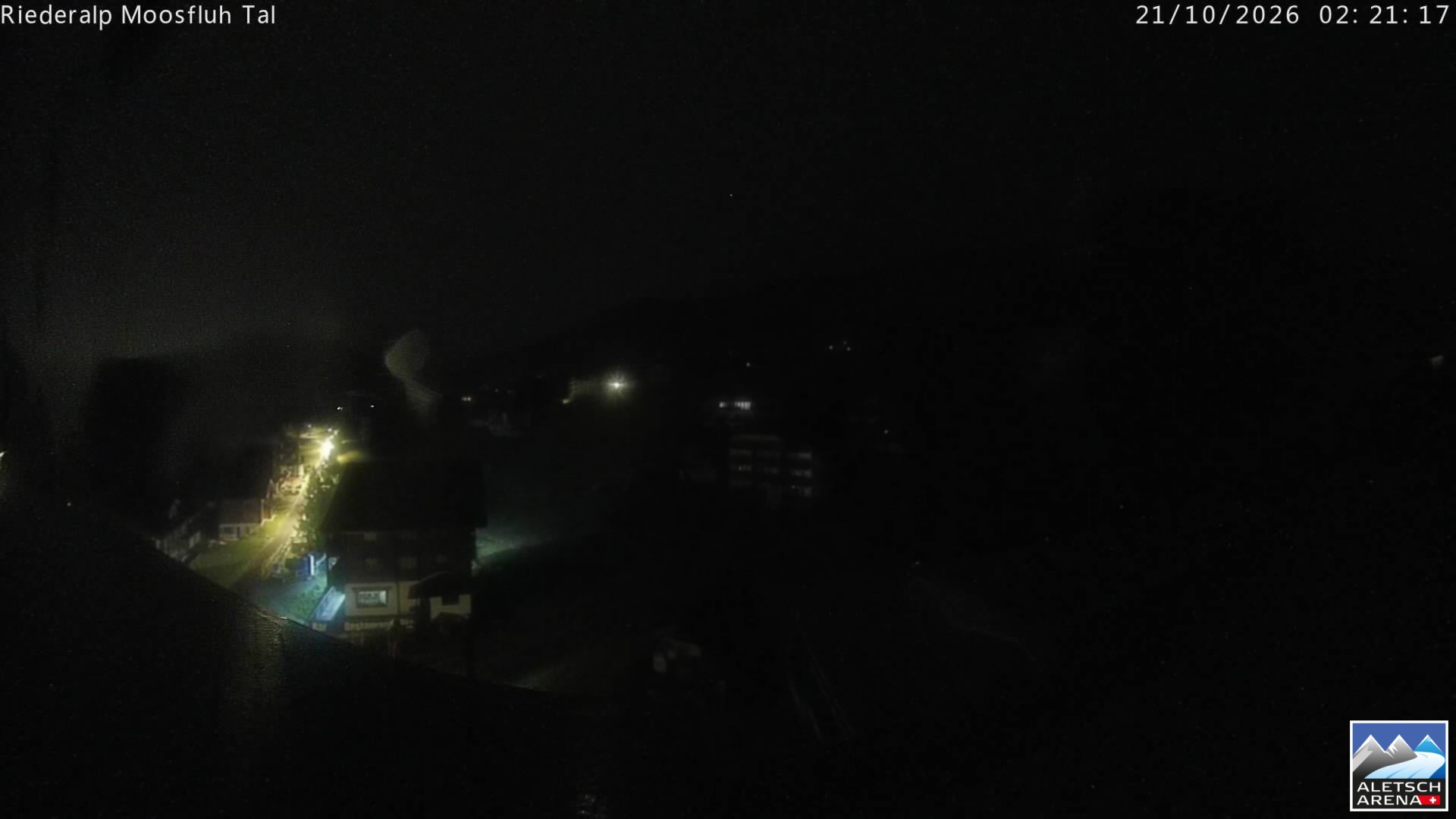 Archiv Foto Webcam Riederalp: Dorfmitte