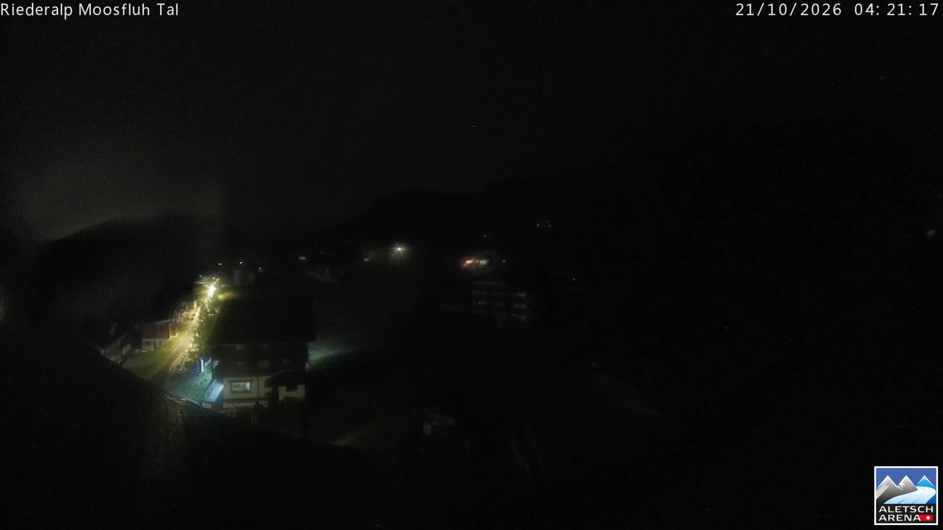 Archiv Foto Webcam Riederalp: Dorfmitte