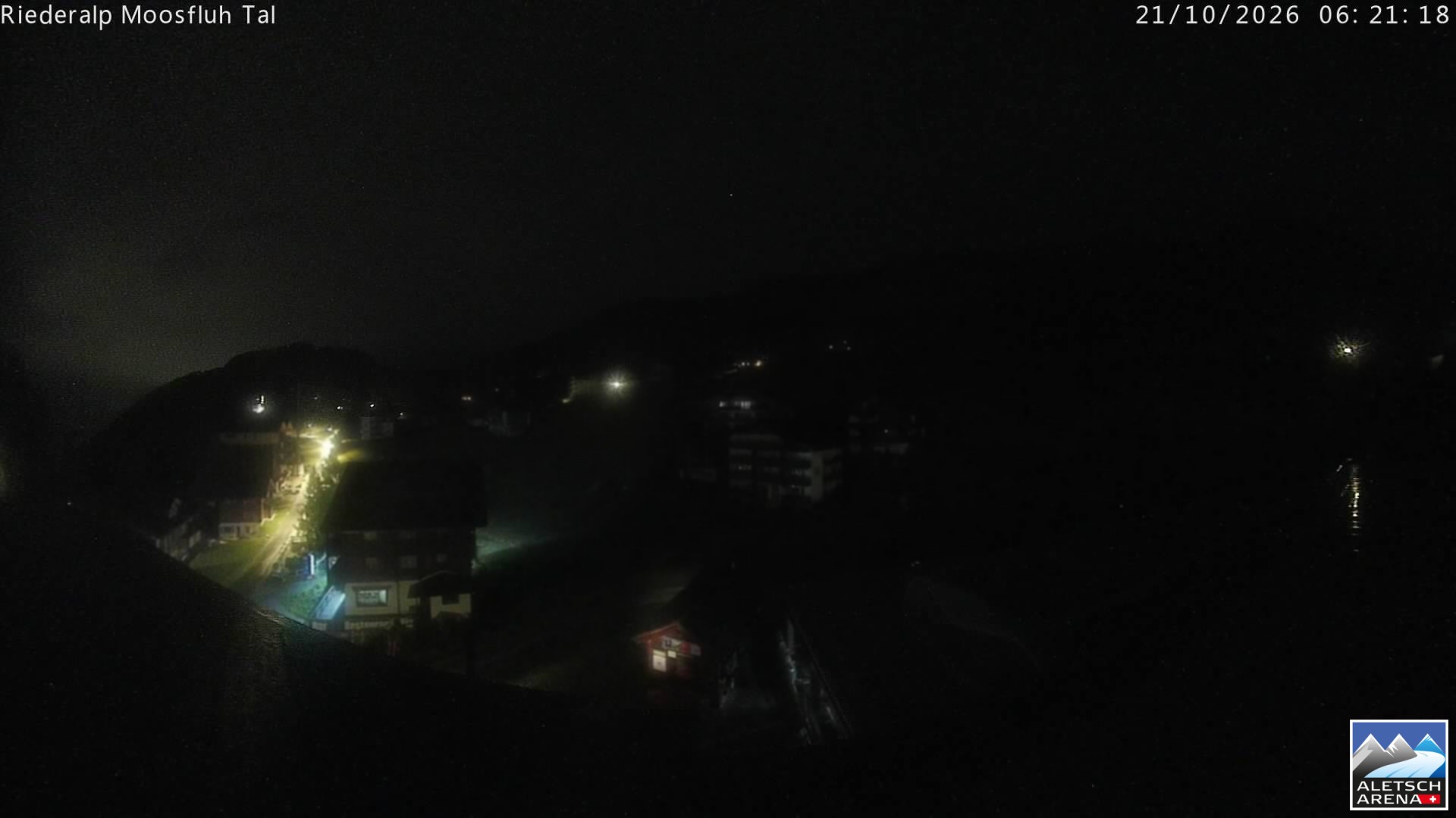 Archiv Foto Webcam Riederalp: Dorfmitte