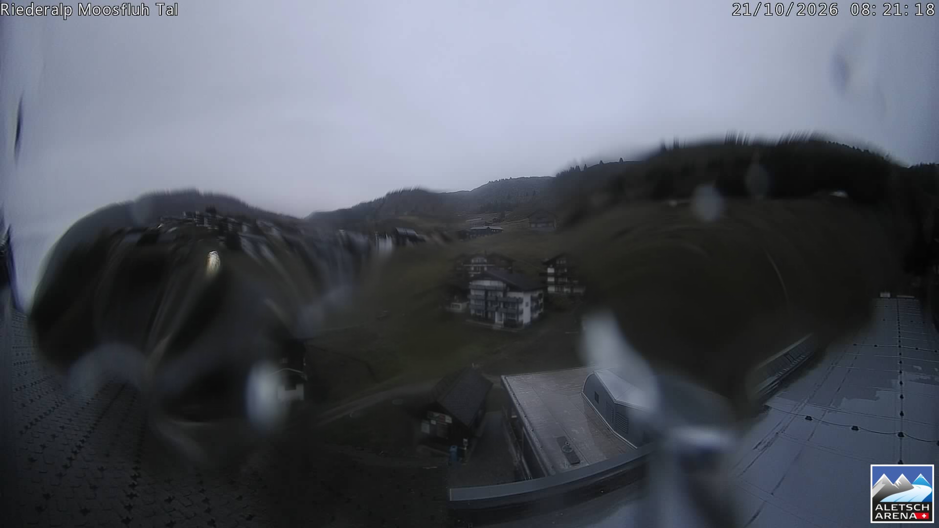 Archiv Foto Webcam Riederalp: Dorfmitte