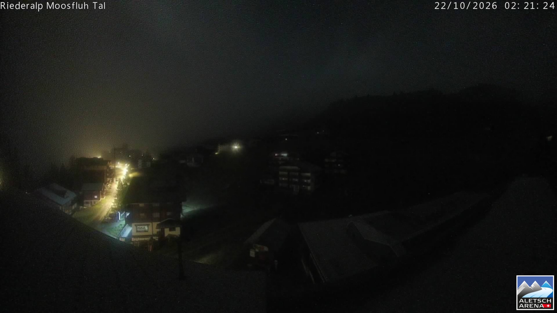 Archiv Foto Webcam Riederalp: Dorfmitte