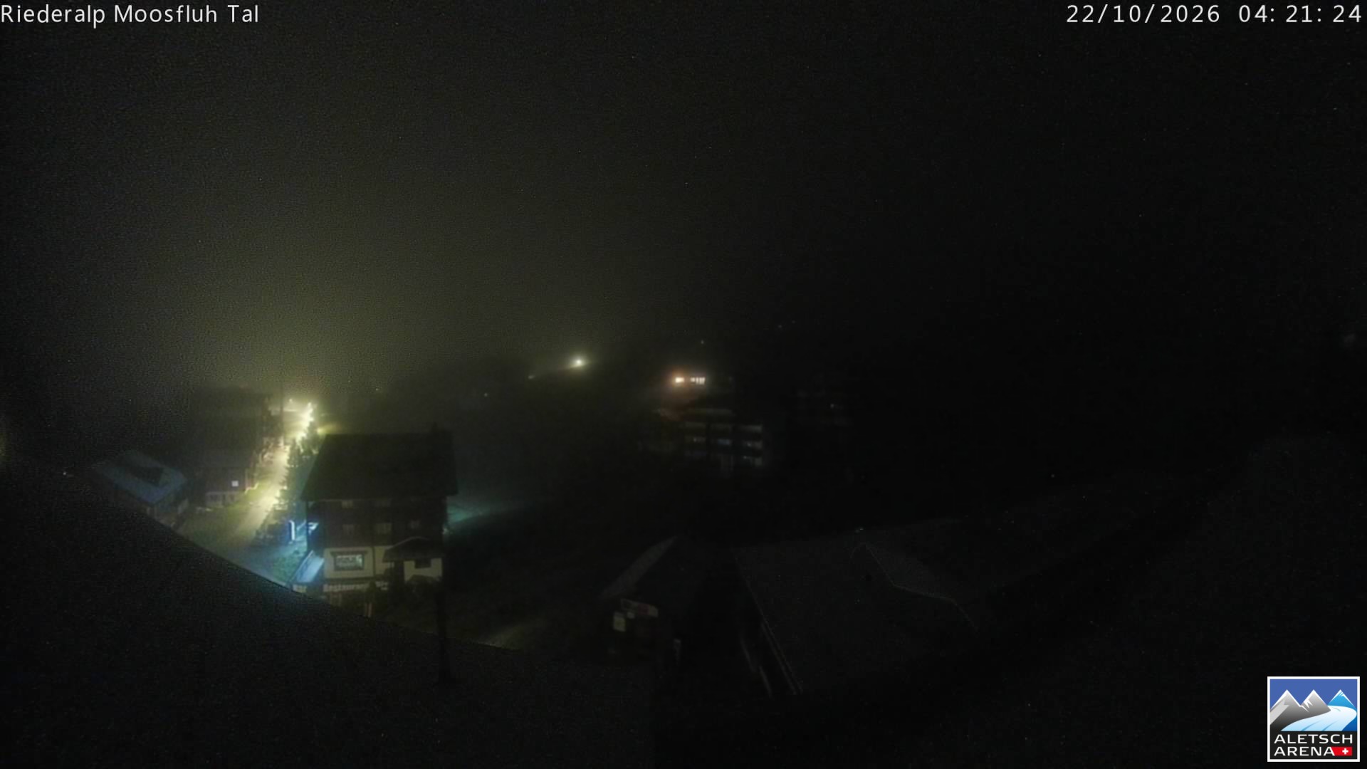 Archiv Foto Webcam Riederalp: Dorfmitte