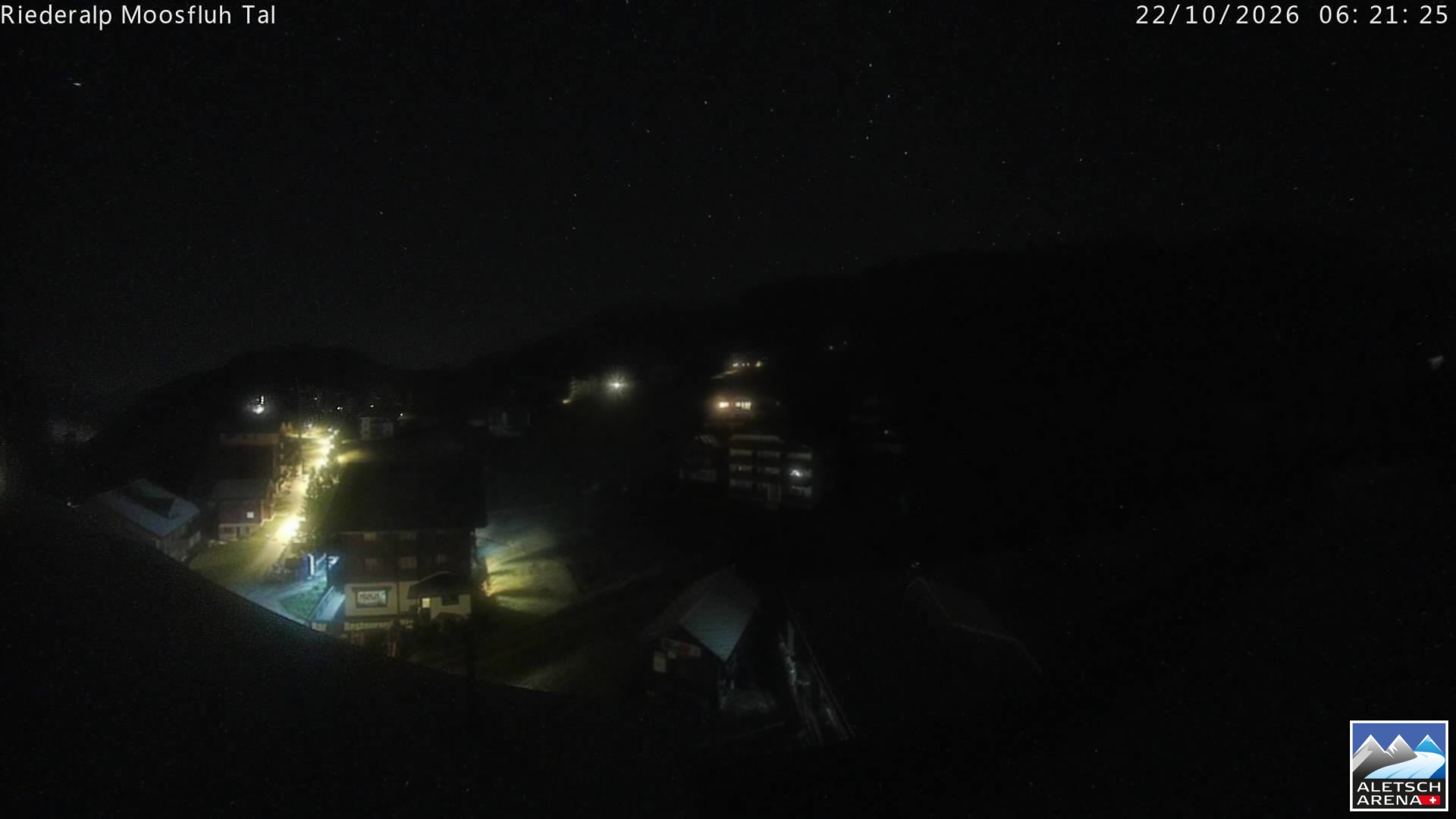 Archiv Foto Webcam Riederalp: Dorfmitte
