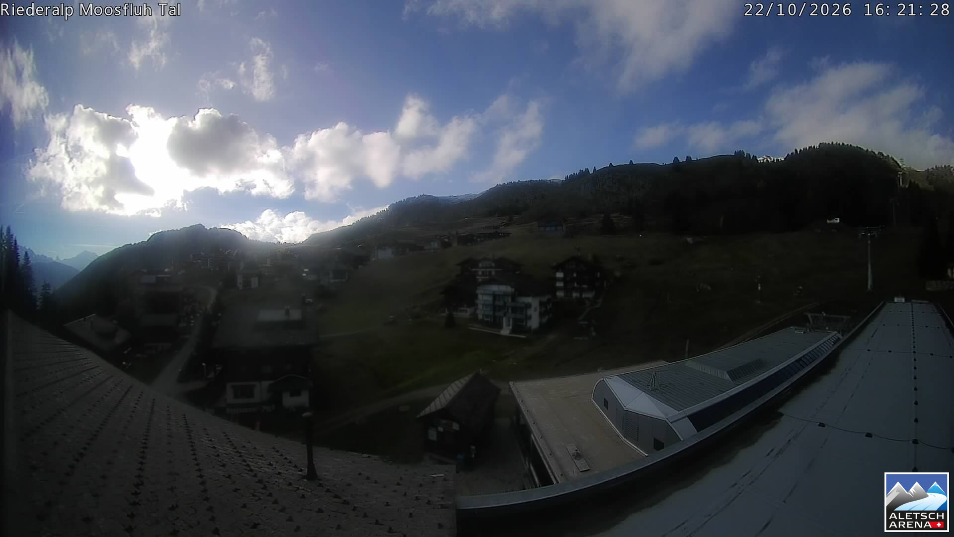 Archived image Webcam Riederalp - Village