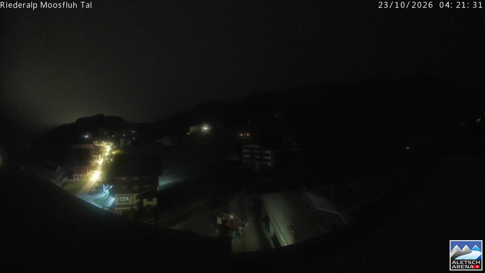 Archiv Foto Webcam Riederalp: Dorfmitte