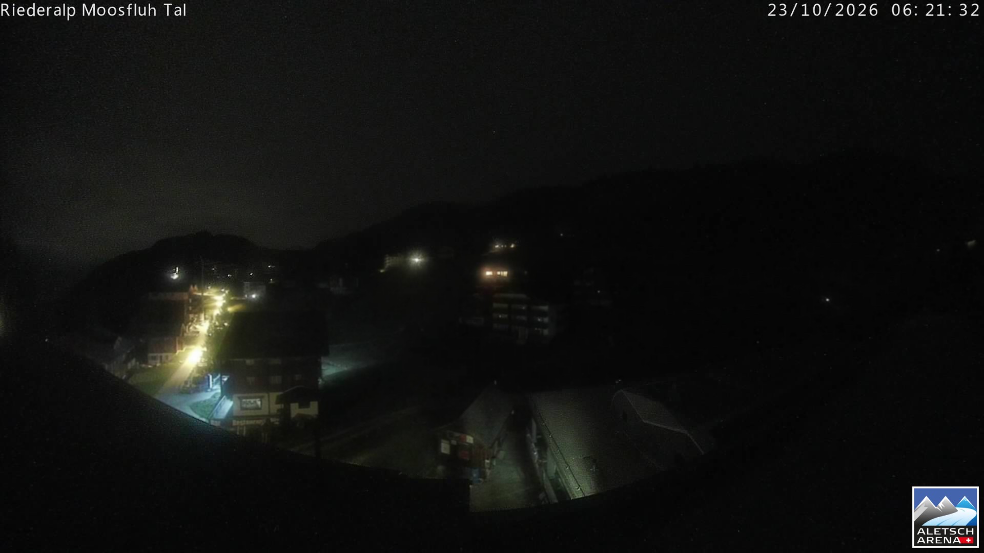 Archiv Foto Webcam Riederalp: Dorfmitte