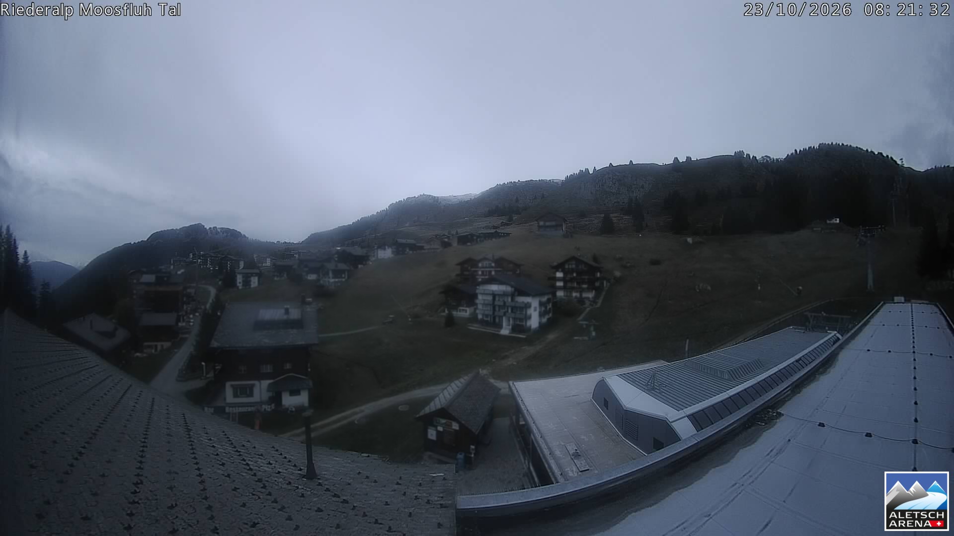 Archiv Foto Webcam Riederalp: Dorfmitte