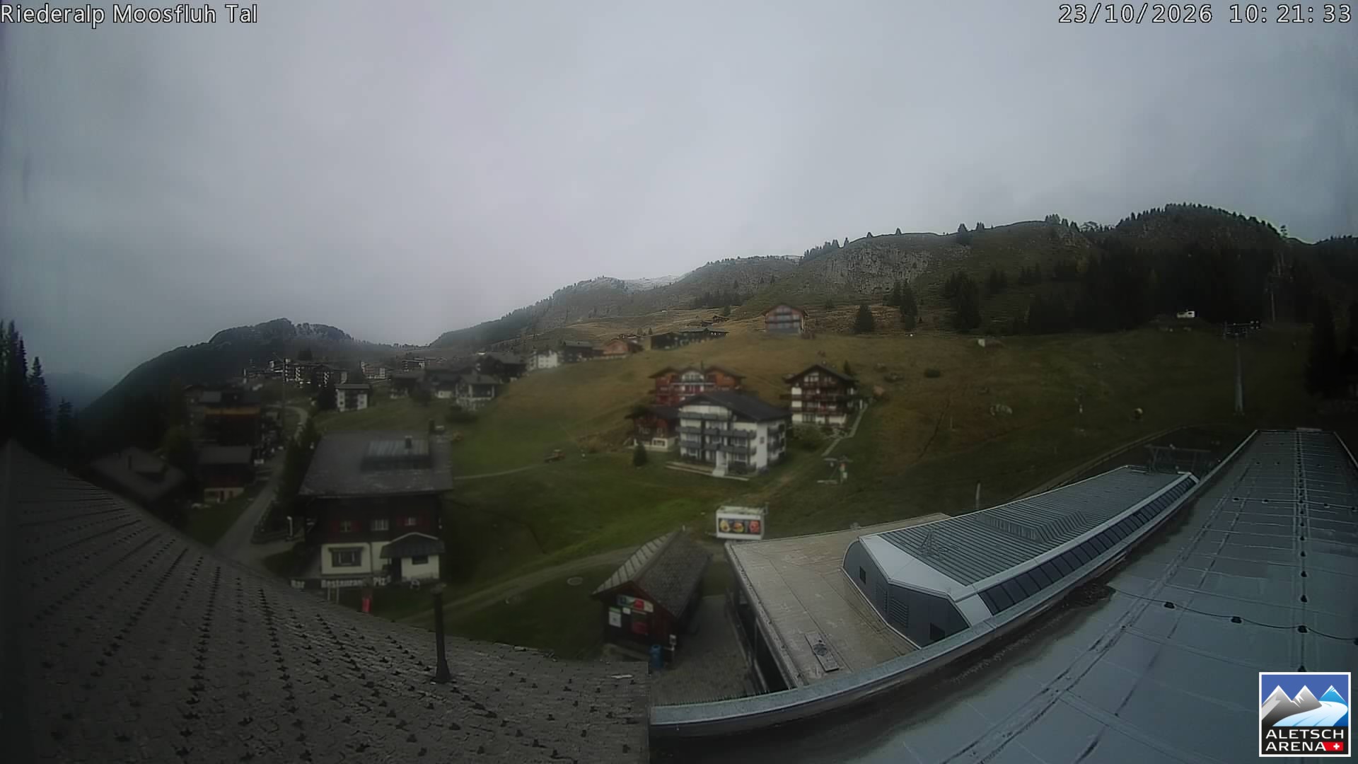 Archiv Foto Webcam Riederalp: Dorfmitte