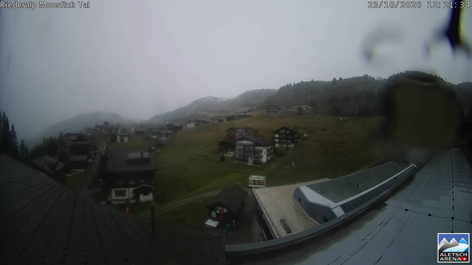Archiv Foto Webcam Riederalp: Dorfmitte