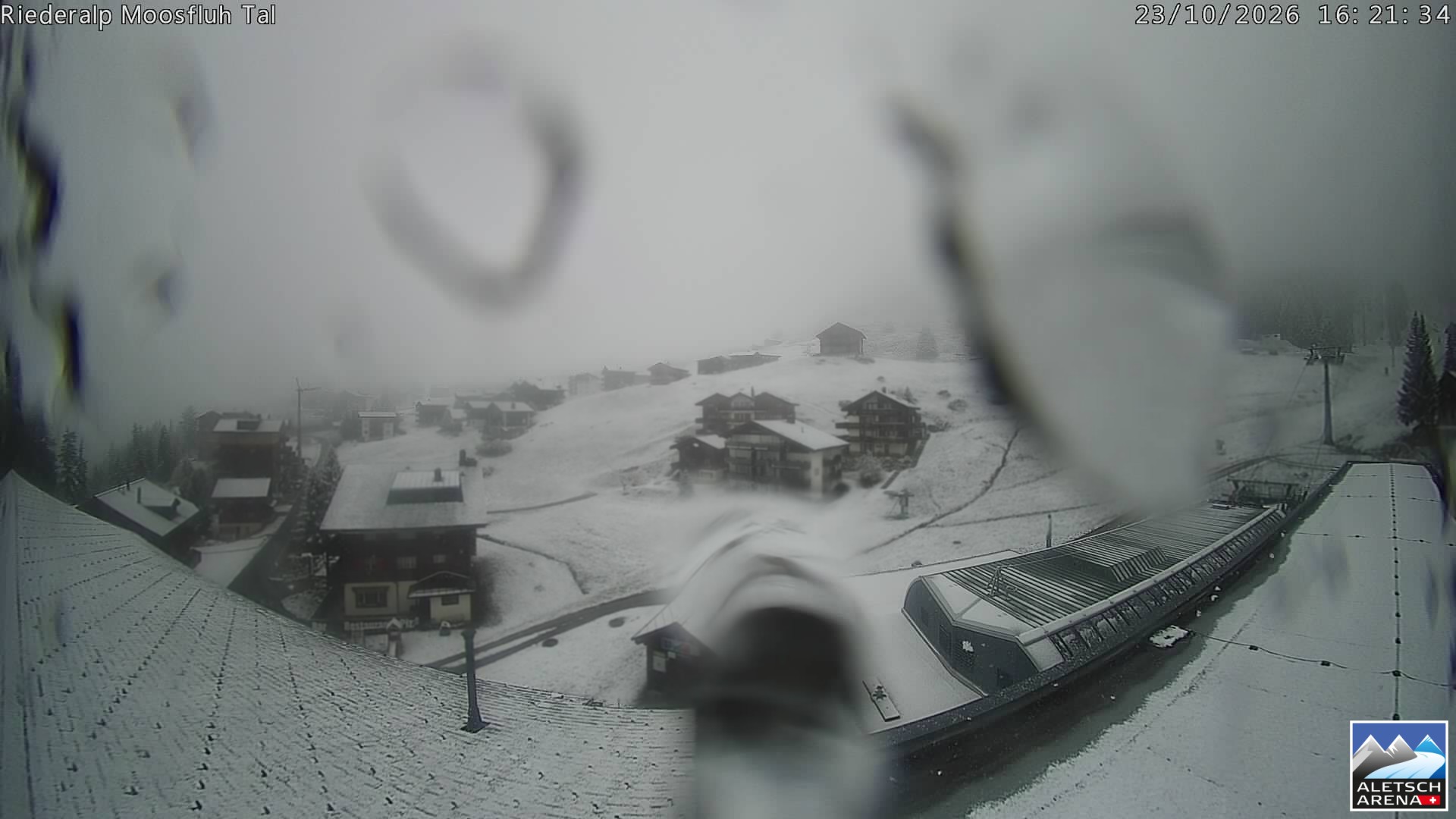 Archiv Foto Webcam Riederalp: Dorfmitte