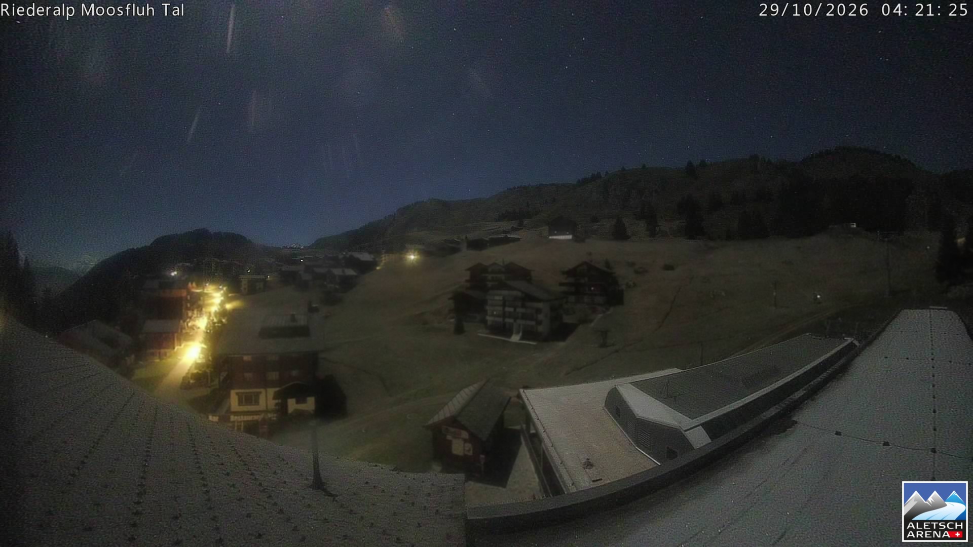 Archiv Foto Webcam Riederalp: Dorfmitte