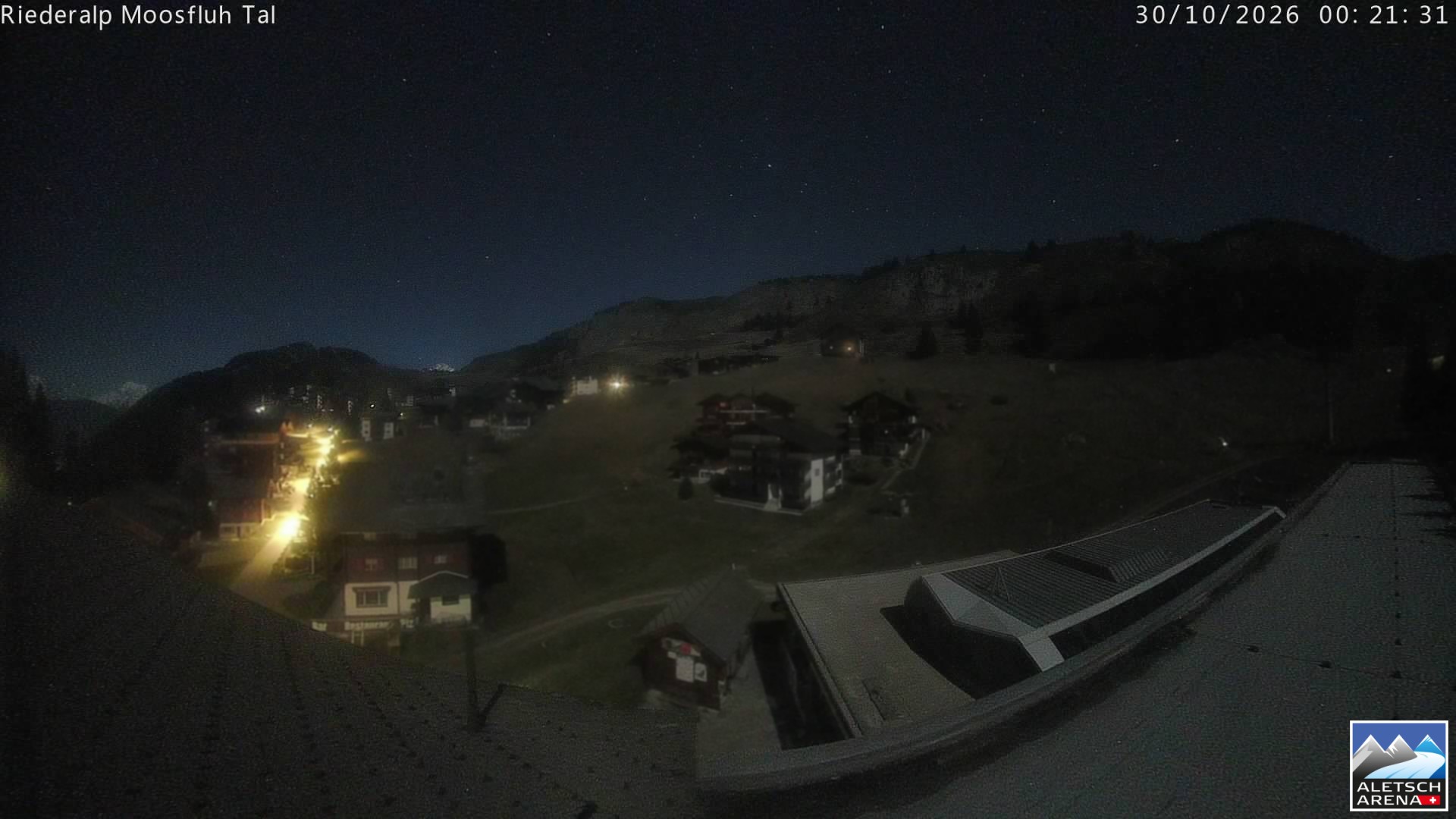 Archiv Foto Webcam Riederalp: Dorfmitte