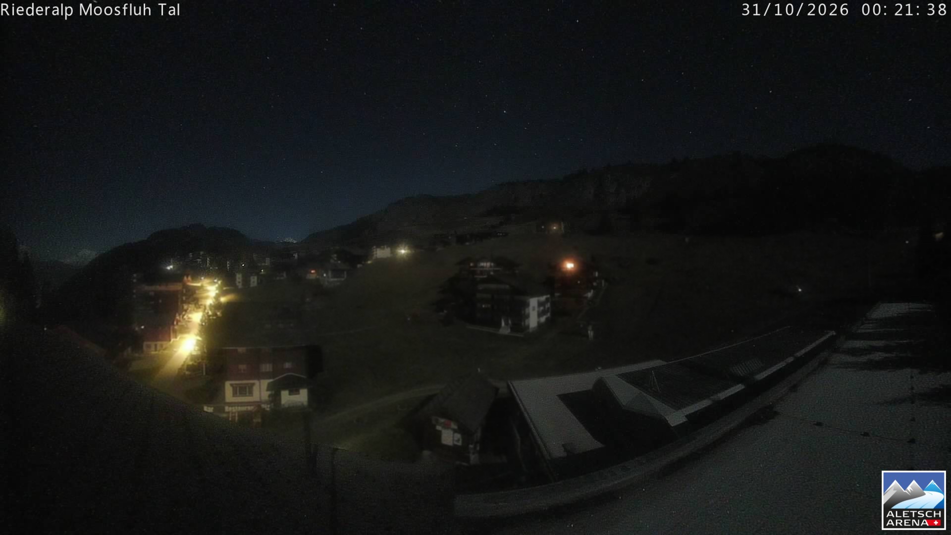 Archiv Foto Webcam Riederalp: Dorfmitte