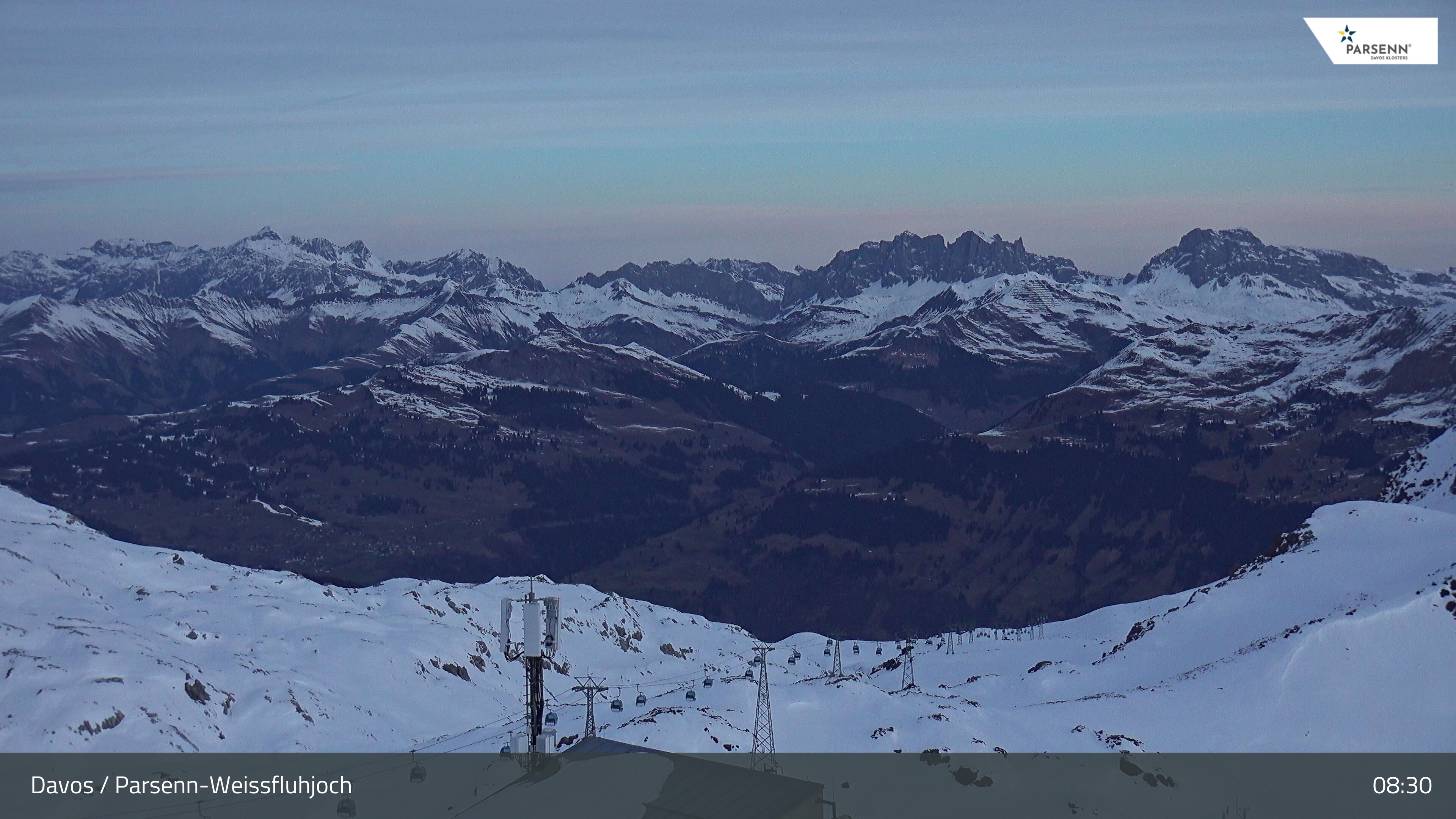 Archiv Foto Webcam Weissfluhjoch - Schifer