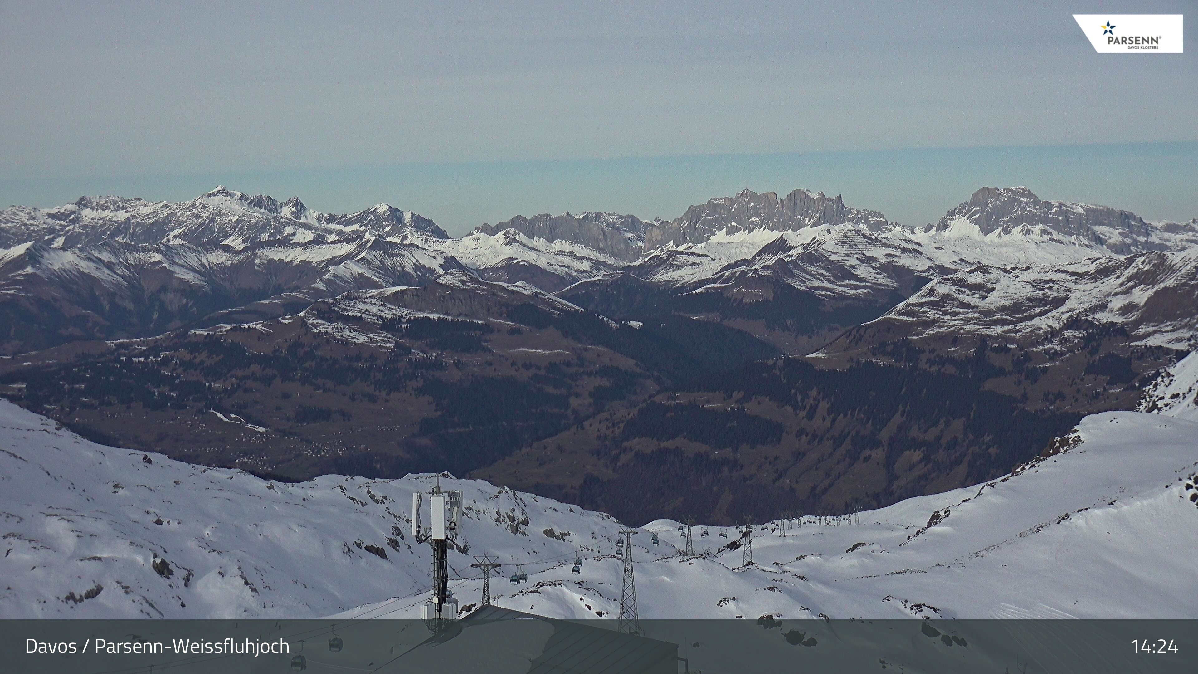 Archiv Foto Webcam Weissfluhjoch - Schifer