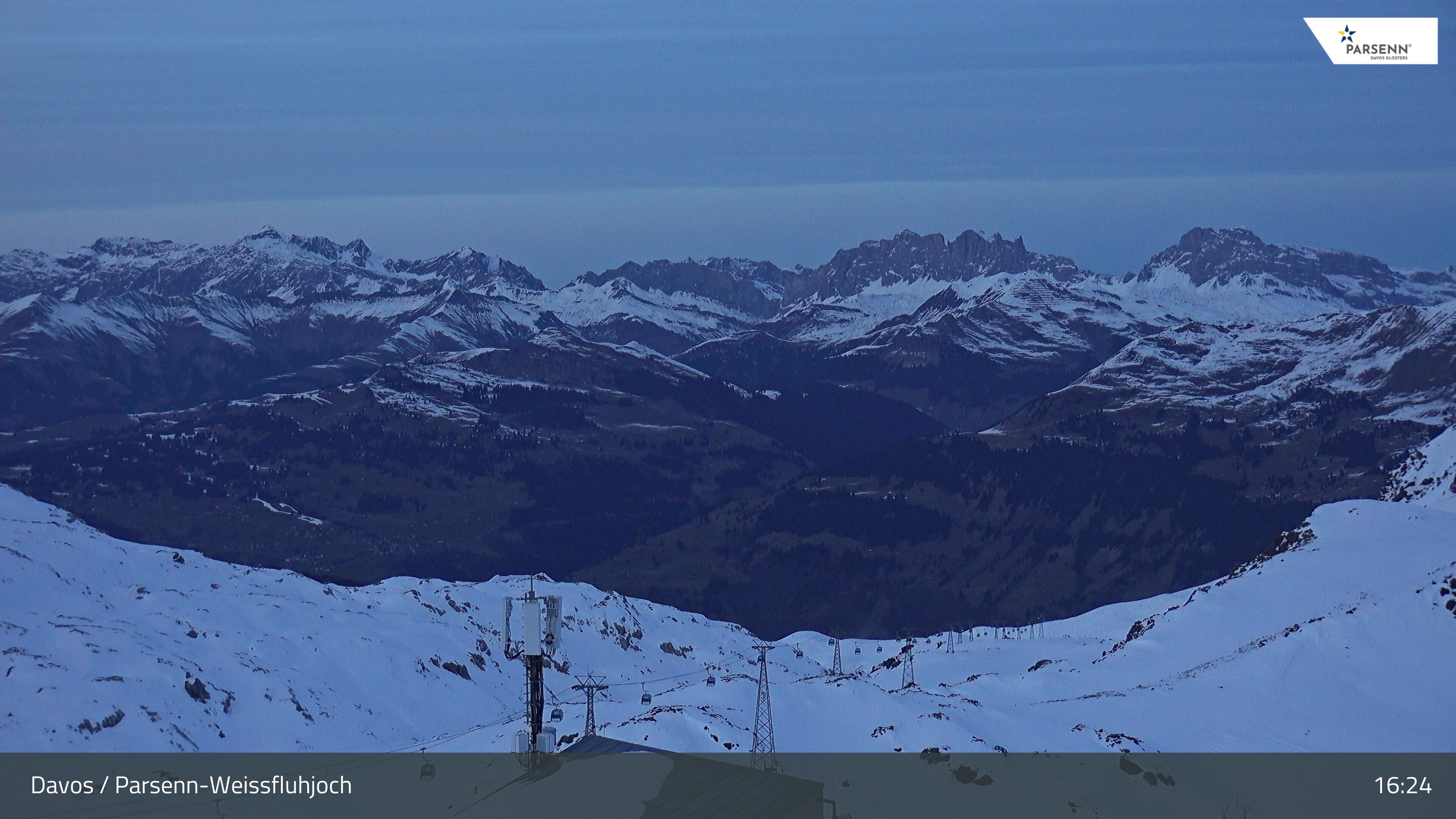 Archiv Foto Webcam Weissfluhjoch - Schifer