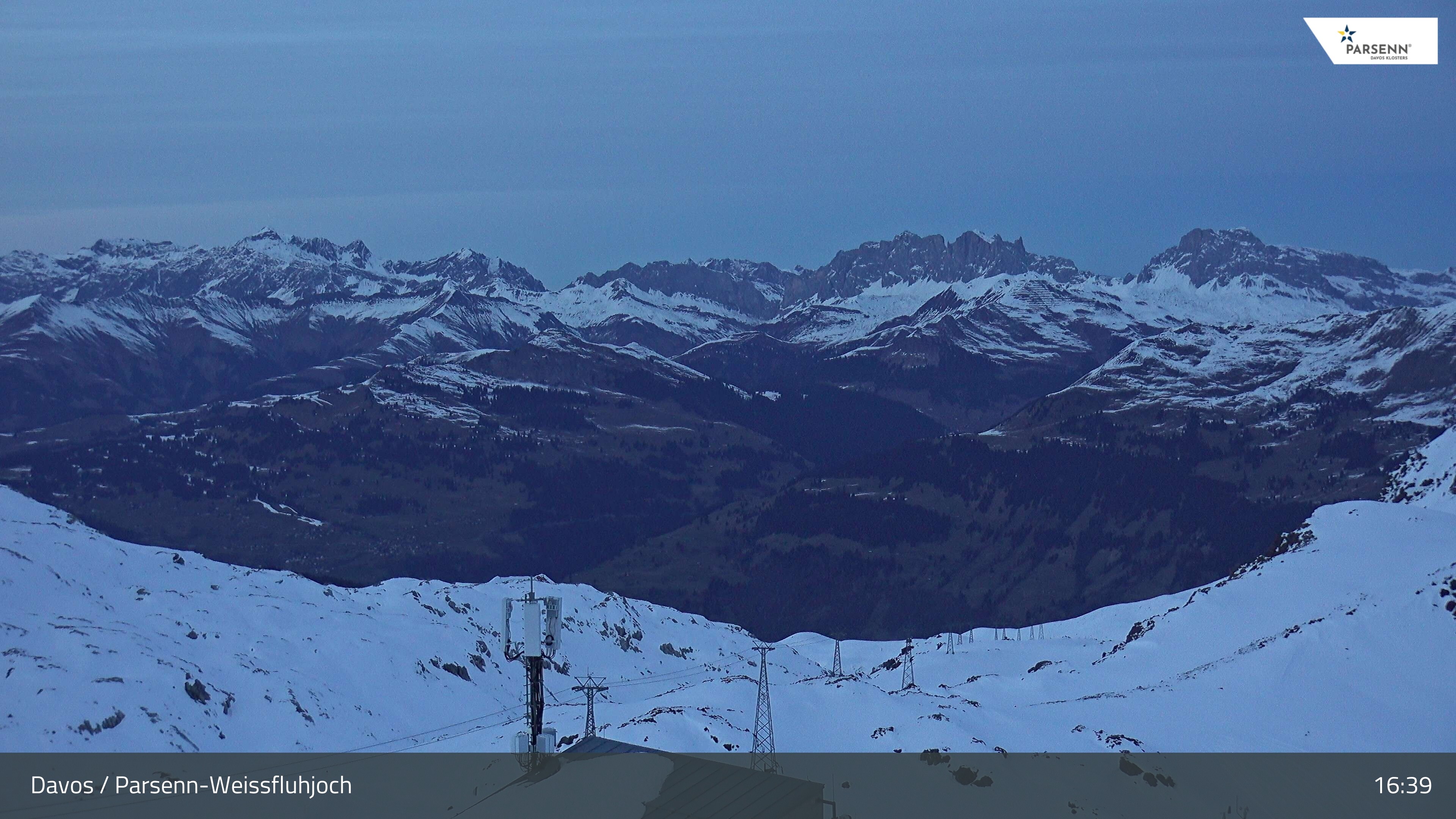 Archiv Foto Webcam Weissfluhjoch - Schifer